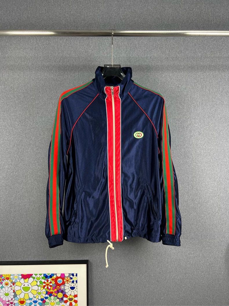 Gucci Gucci Red and green webbing striped jacket 2503-Nextarrow Size US S / EU 44-46 / 1 - 1 Thumbnail