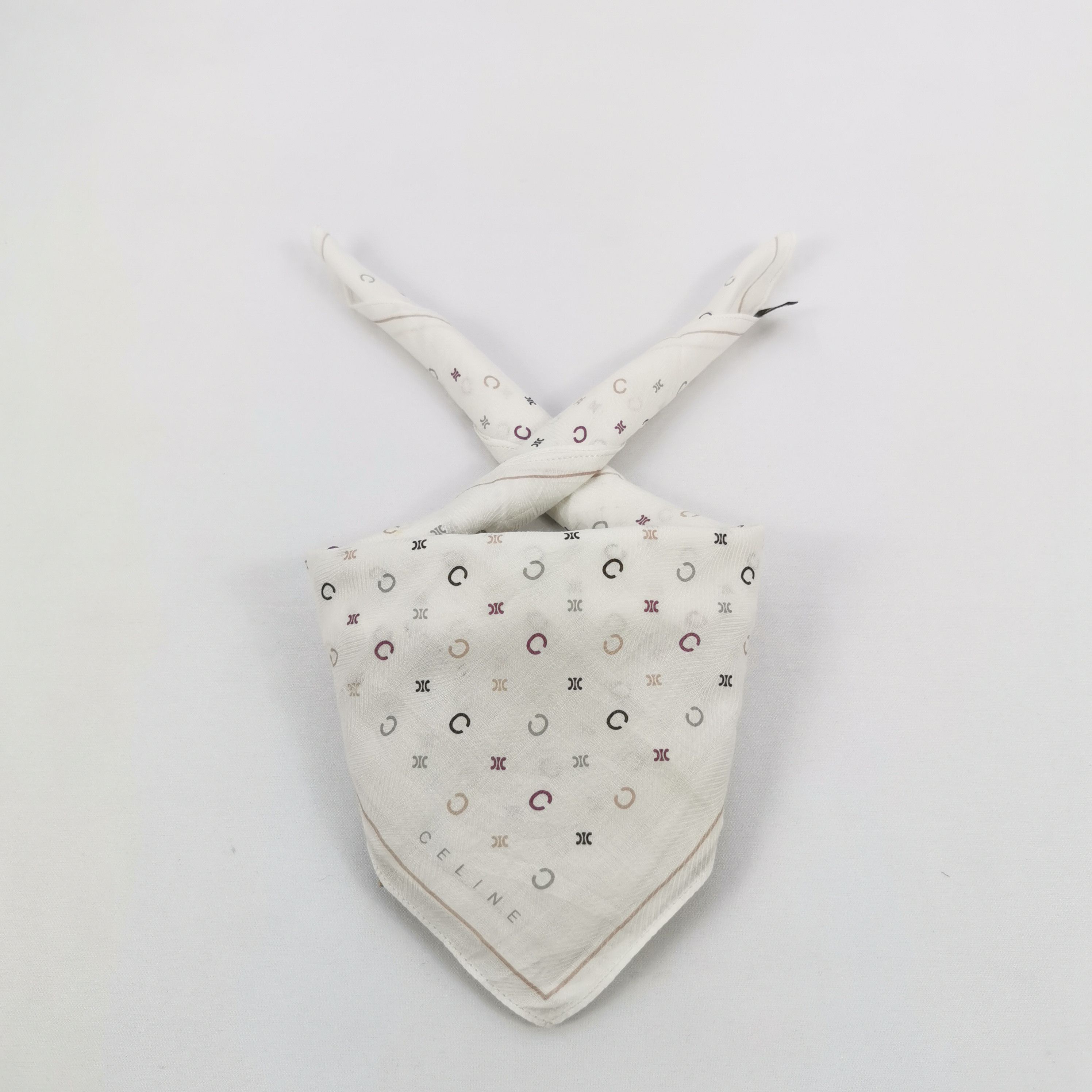 Celine Vintage Celine Handkerchief Pocket Square Bandana Size ONE SIZE - 1 Thumbnail
