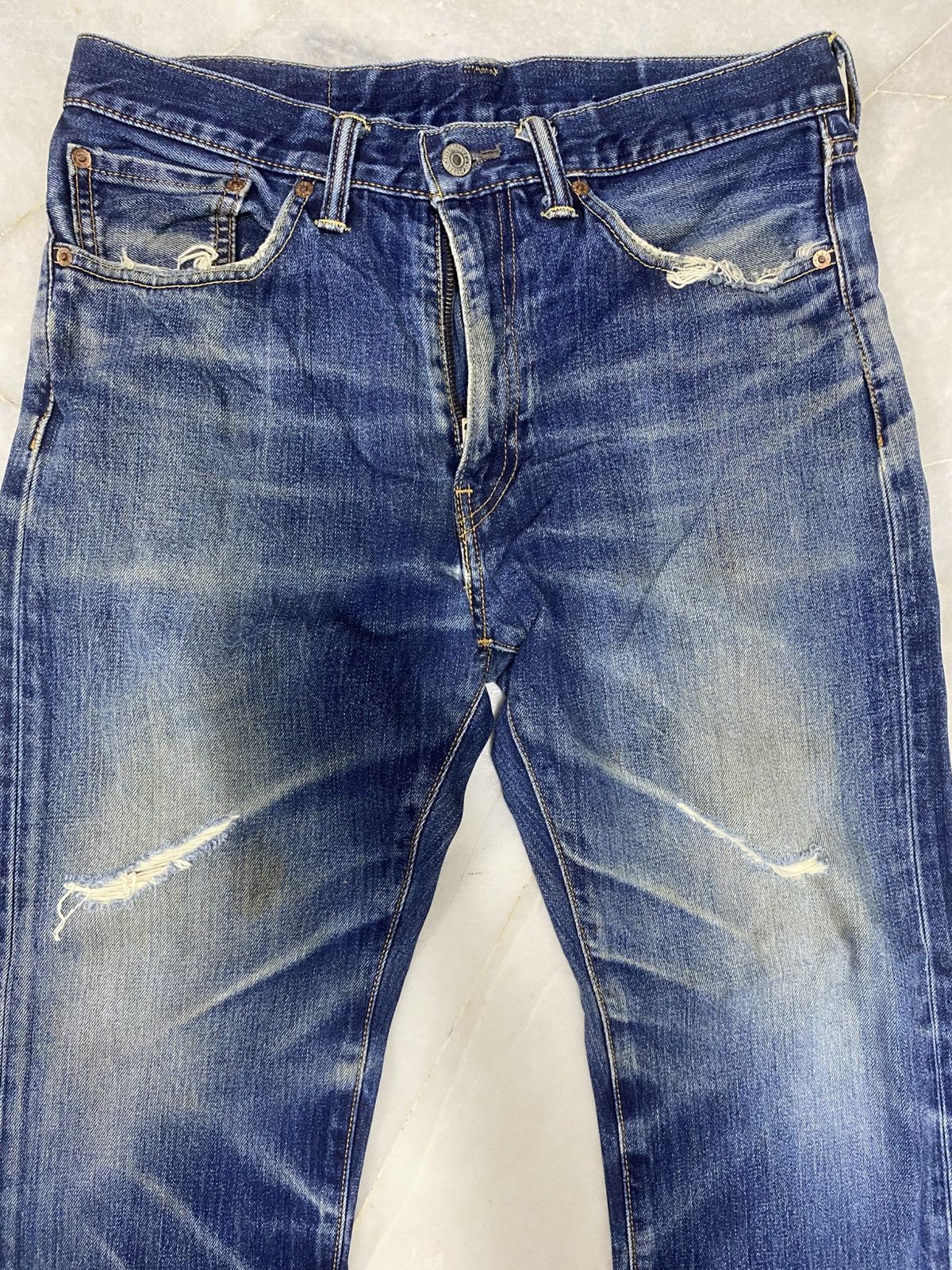 Levi's Size 31x26 Vintage Levis Distressed Jeans Faded Pants Denim Size US 31 - 3 Thumbnail