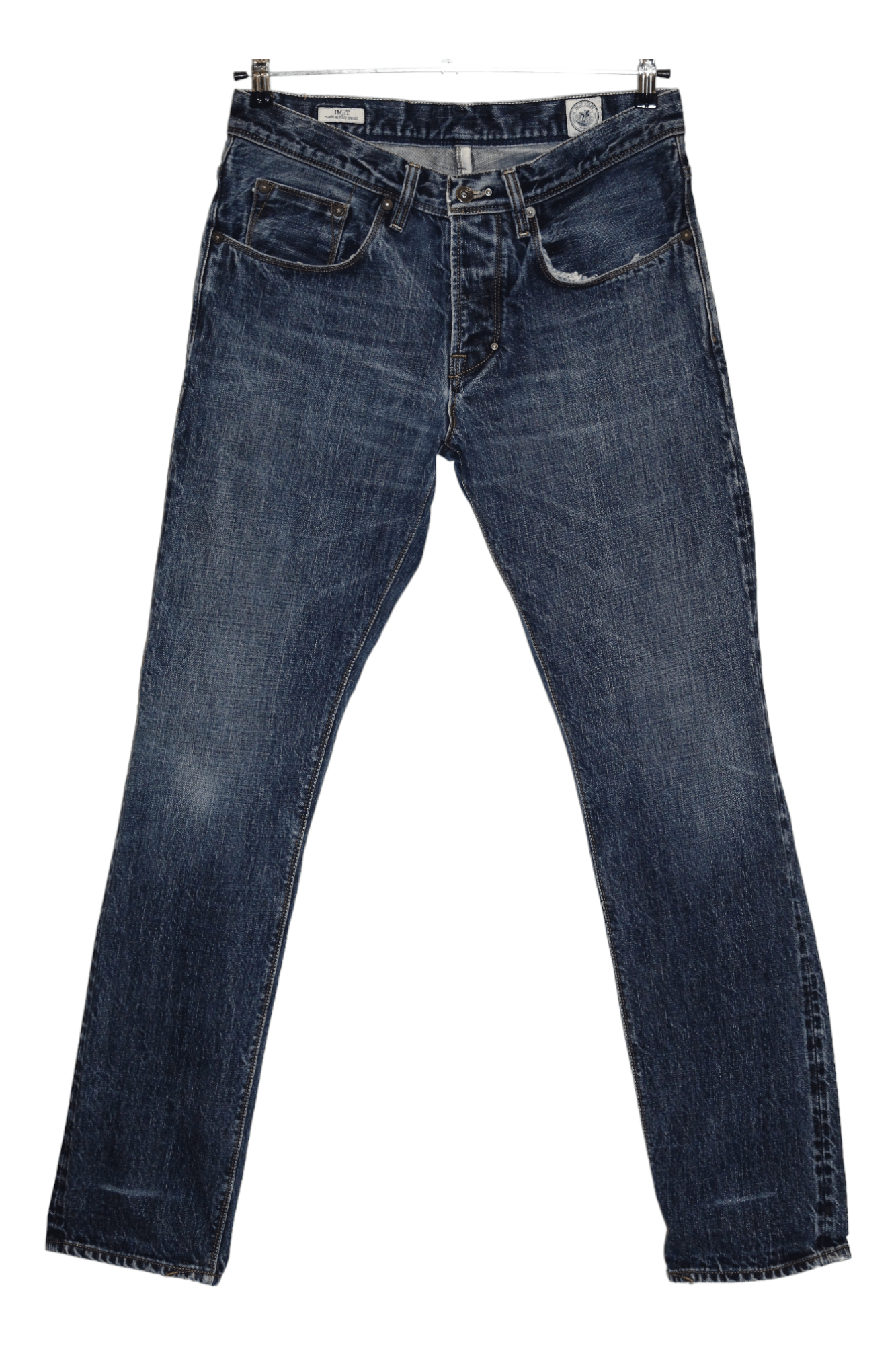 Blue Blue Japan IMjiT35020 803s AGHI 14oz selvedge natural faded jeans Size US 32 / EU 48 - 21 Thumbnail