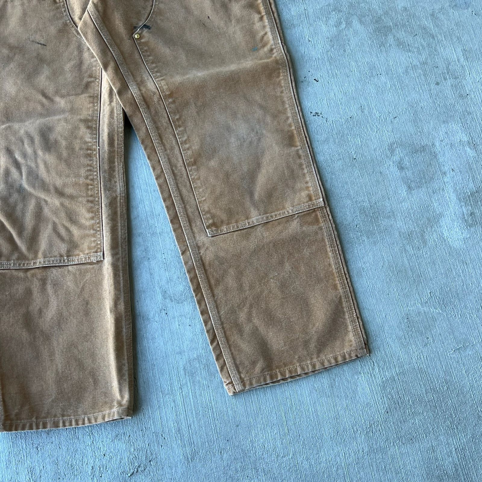 Carhartt × Vintage Carhartt brown double knee work wear carpenter pants Size US 34 / EU 50 - 9 Thumbnail