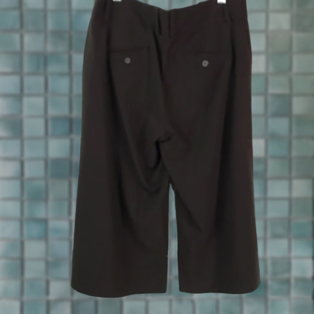 Willi Smith Willi Smith Womens Cropped Pants Wide Leg Brown Size 6 Regular Front Hook & Eye Zipper Size 28" / US 6 / IT 42 - 1 Thumbnail