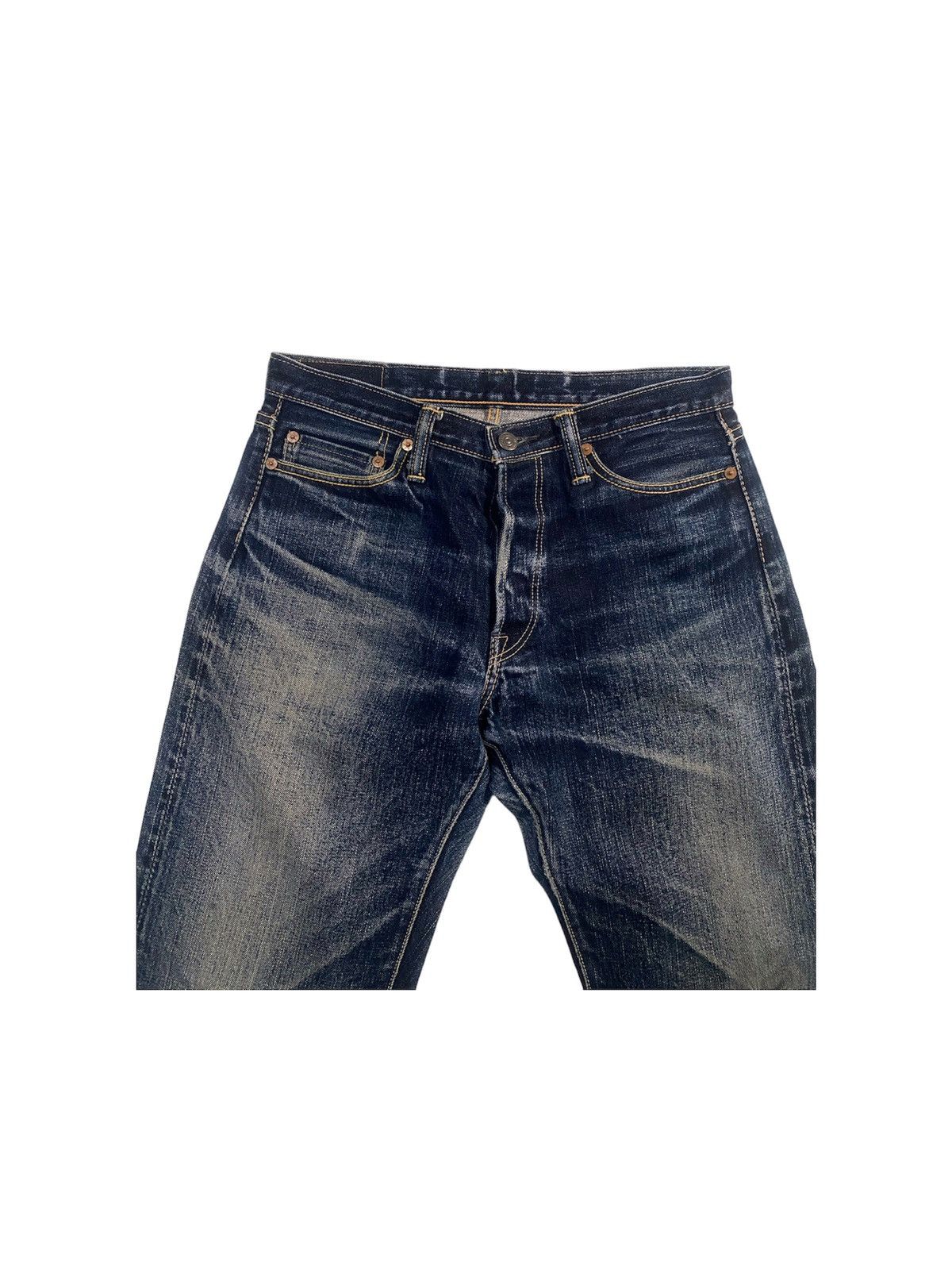The Flat Head Vintage Iron Heart Selvedge Denime Size US 30 / EU 46 - 4 Thumbnail