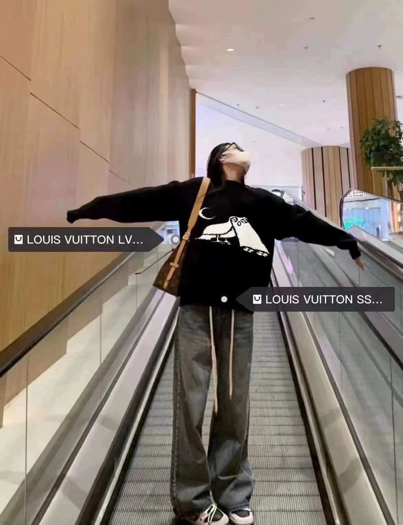 Louis Vuitton Louis Vuitton Owl embroidered LOGO sweatshirt Size US M / EU 48-50 / 2 - 7 Thumbnail