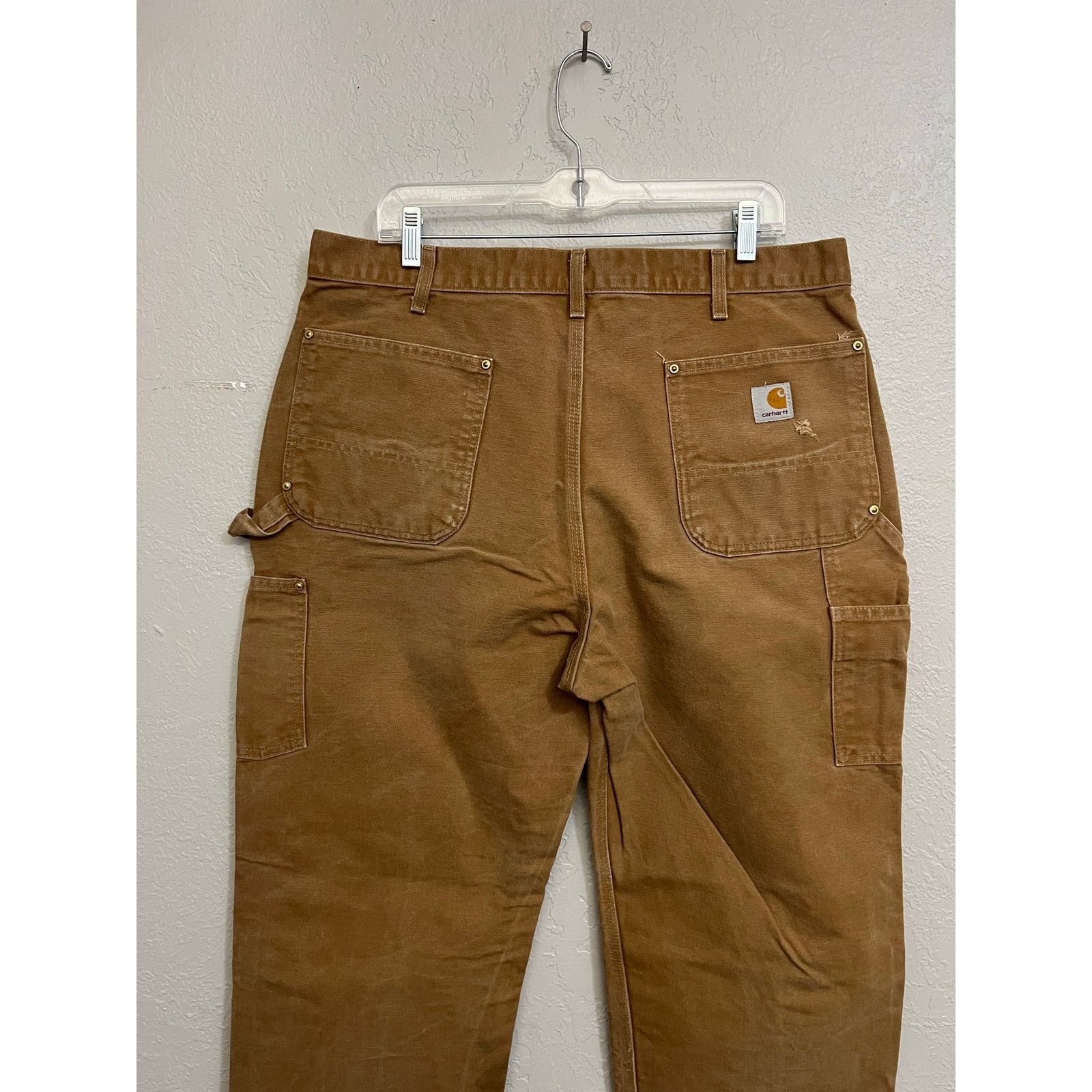 Carhartt Carhartt B01 BRN Dungaree Fit Double Knee Brown Sz 36x31 Size US 36 / EU 52 - 9 Thumbnail