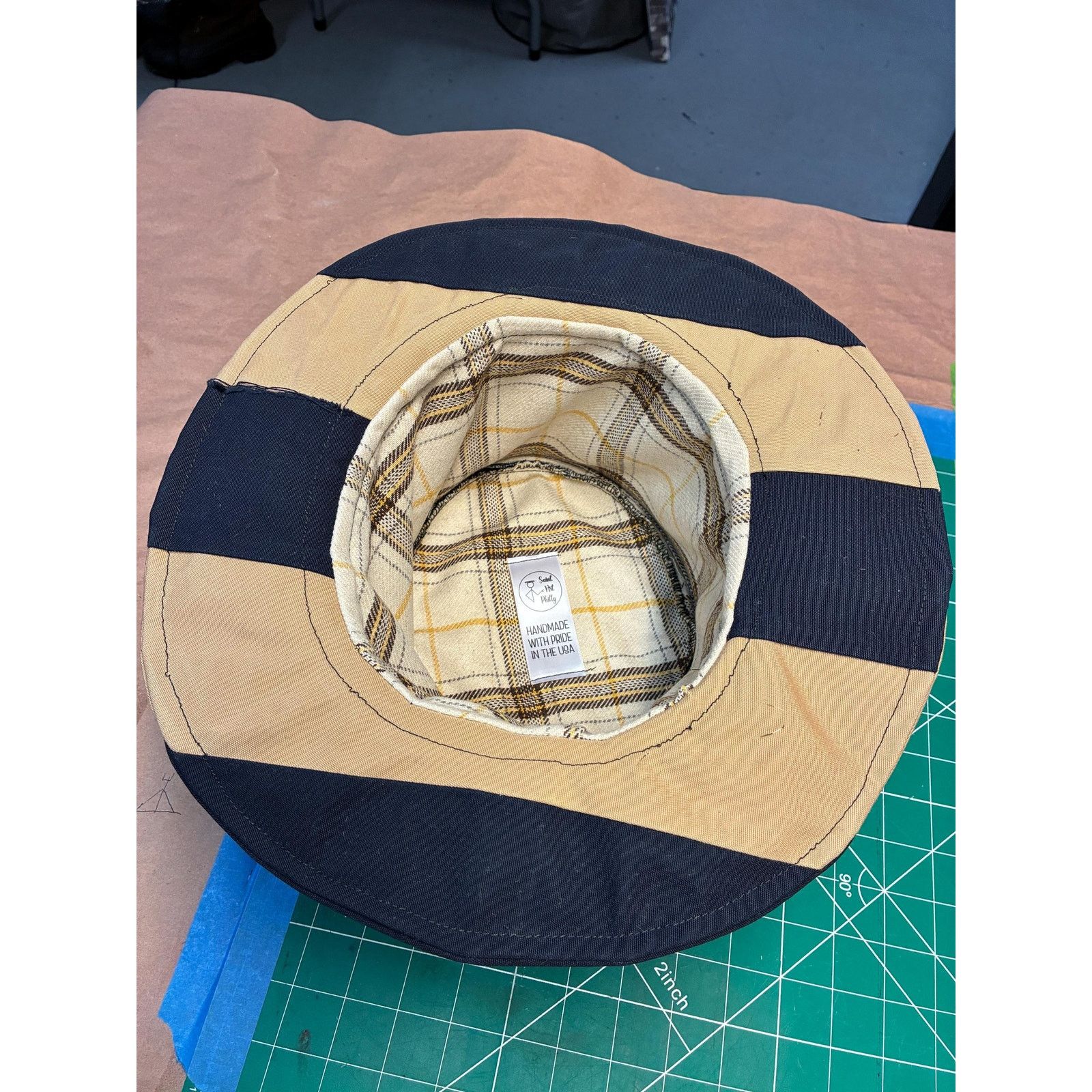 Other The Showman — Reclaimed Canvas Top Hat, Braided Leather Band Size ONE SIZE - 10 Thumbnail