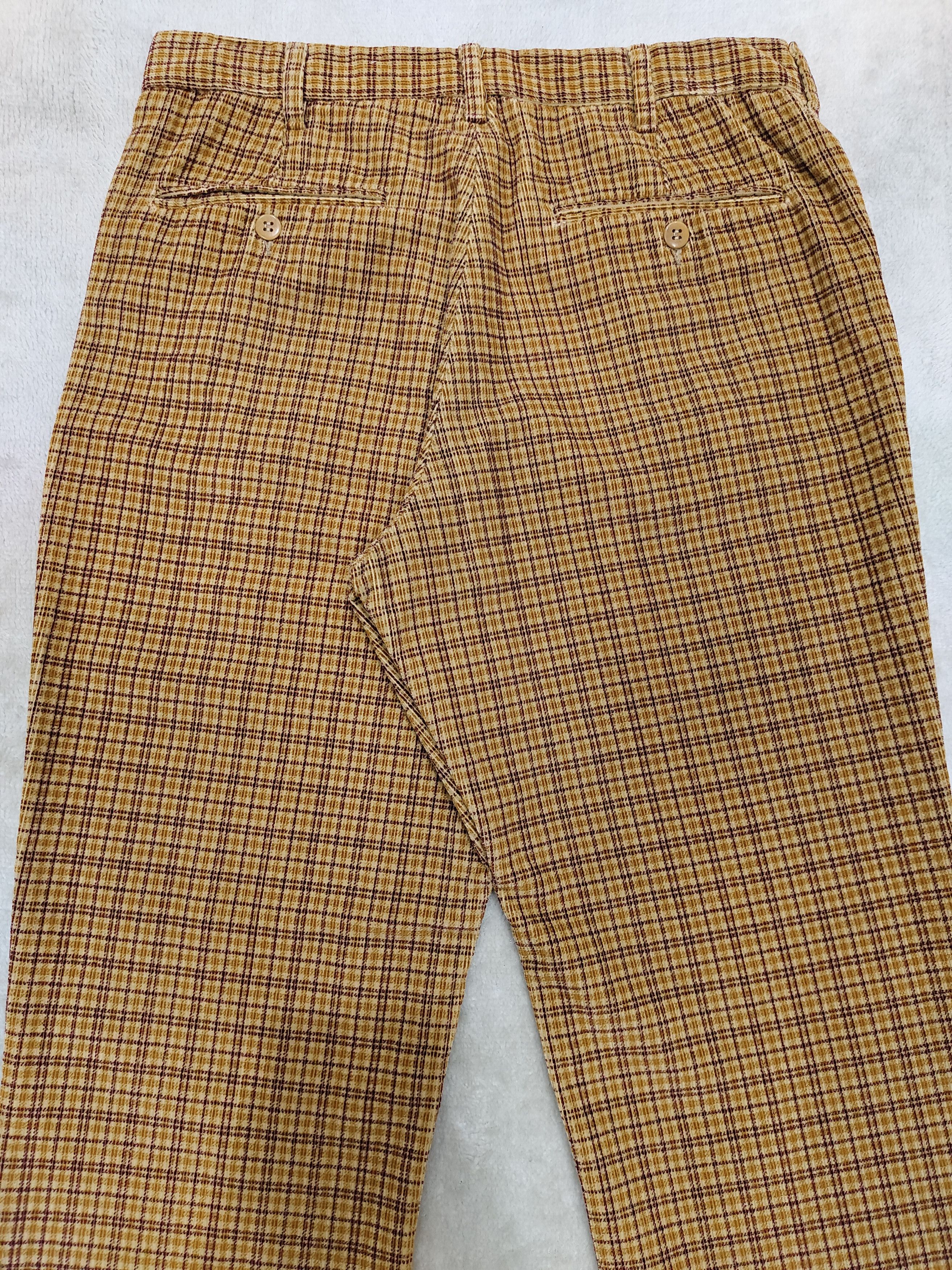 Romeo Gigli 🔥Vtg Romeo Gigli Tartan Corduroy Cropped Pants Size US 30 / EU 46 - 6 Thumbnail