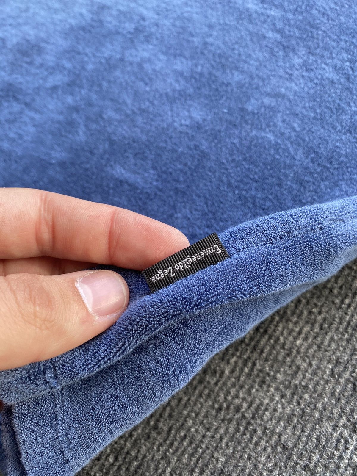 Ermenegildo Zegna 🔥Designer Luxury Ermenegildo Zegna Blue mens t shirt xl Size US XL / EU 56 / 4 - 8 Thumbnail