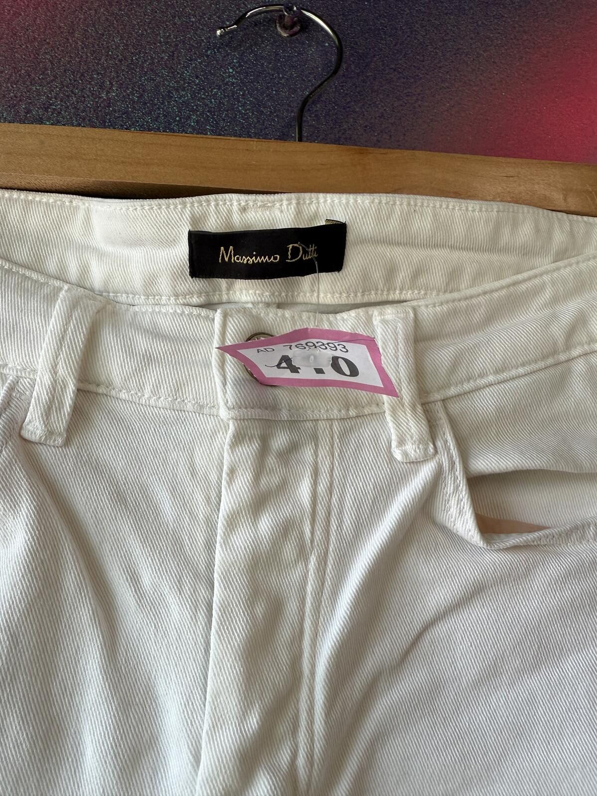 Other Massimo dutti cream off-white flared jeans -high waisted Size 27" / US 4 / IT 40 - 2 Thumbnail