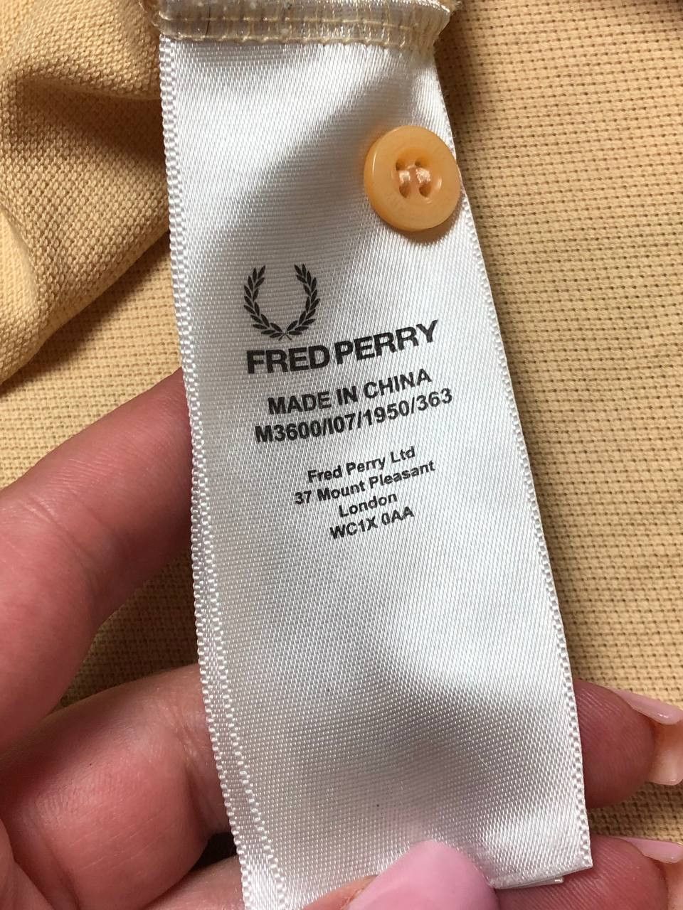 Fred Perry × Vintage 90's Men's Vintage FRED PERRY Polo T-Shirt Size US M / EU 48-50 / 2 - 3 Thumbnail