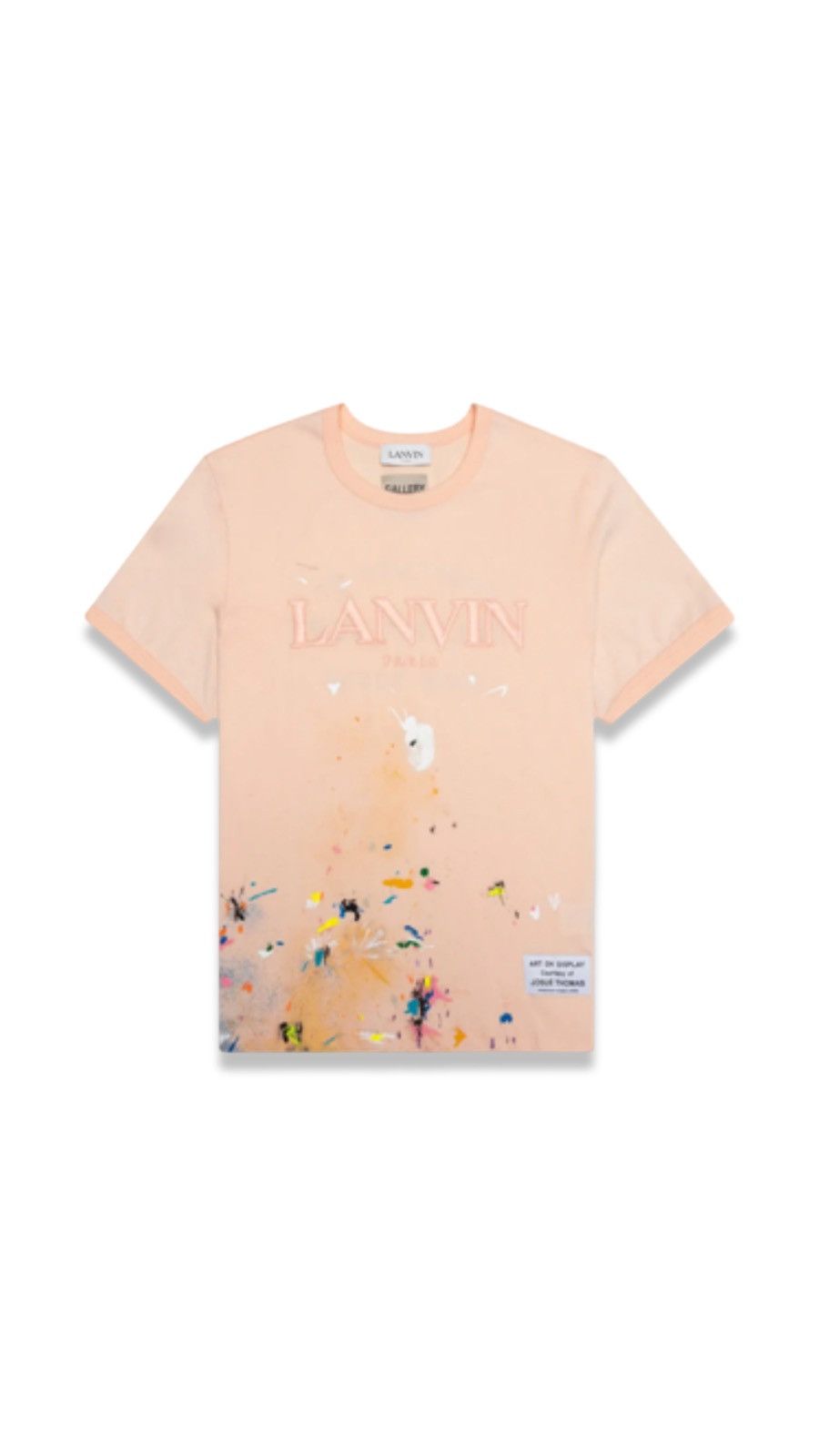 Gallery Dept. × Lanvin Gallery dept x lanvin paint splatter logo t 