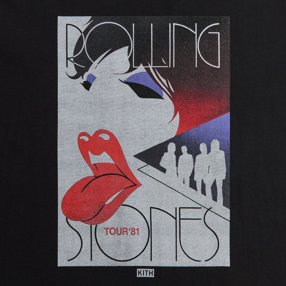 Kith Kith for The Rolling Stones Tour 1981 Tee Black T-Shirt XXL Size US XXL / EU 58 / 5 - 3 Thumbnail