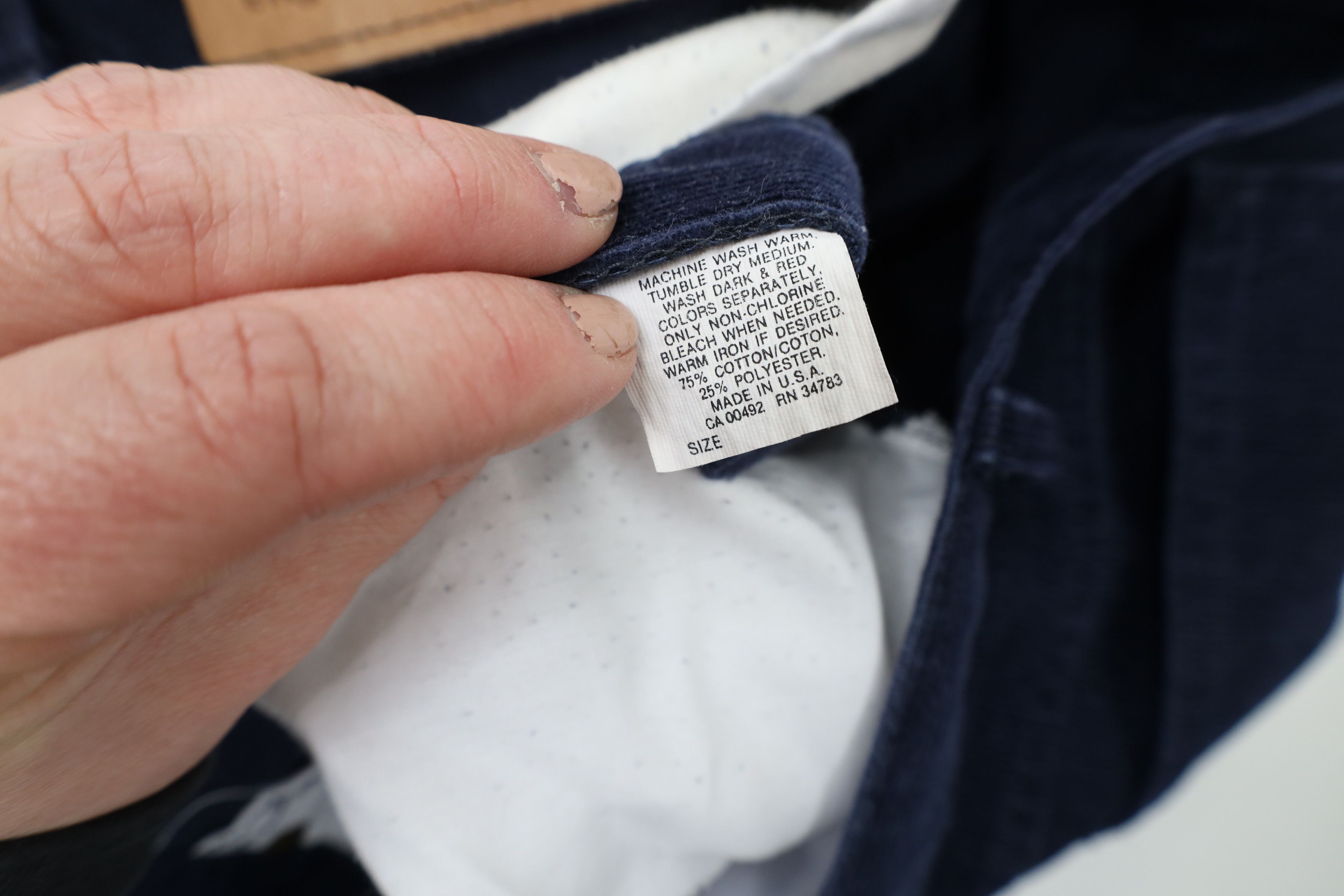 Lee × Vintage Vintage 90s Lee Wide Leg Corduroy Chino Pants Blue USA Size US 36 / EU 52 - 10 Thumbnail