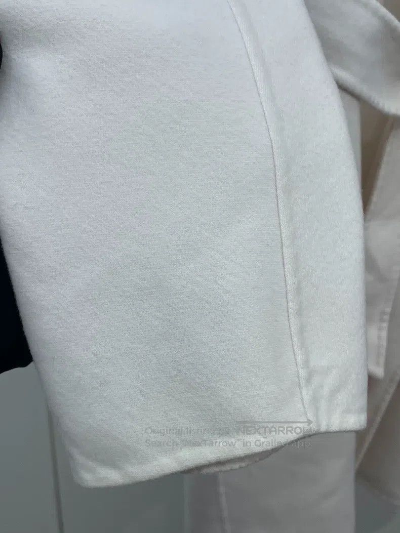 Max Mara Max Mara Cream White Double-faced Cashmere Coat Size XS / US 0-2 / IT 36-38 - 4 Thumbnail