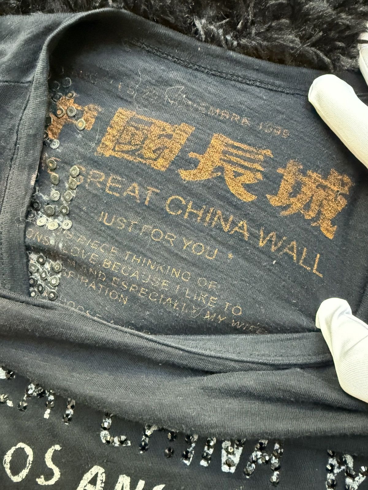 The Great China Wall Swarovski Skull Long Sleeve 2005 Size US S / EU 44-46 / 1 - 4 Thumbnail