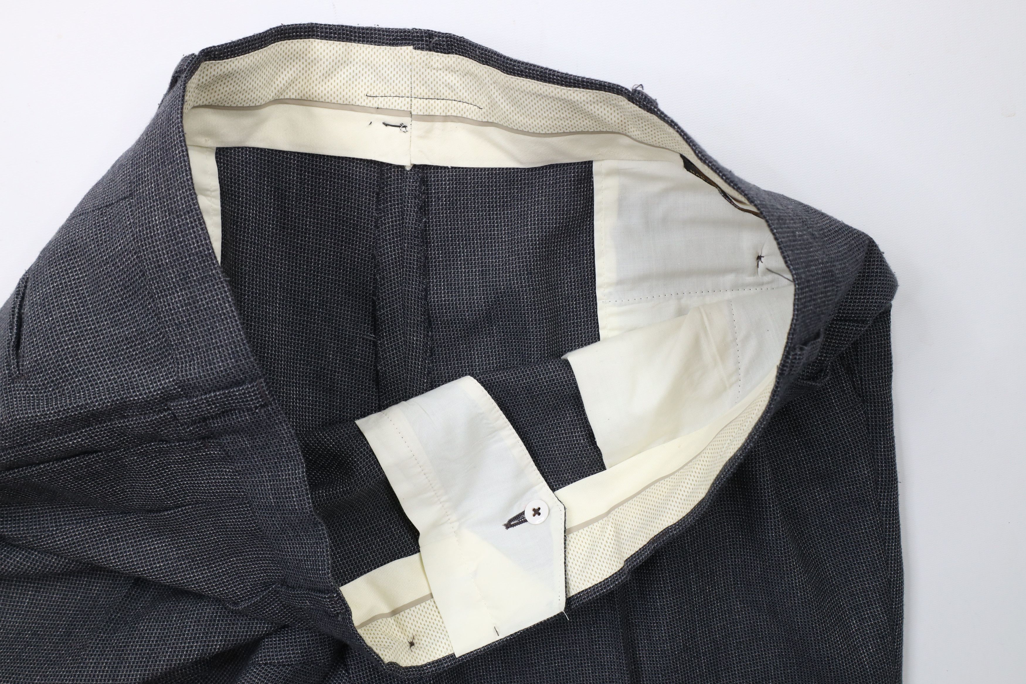 Vintage Vintage 90s Streetwear Pleated Cuffed Wide Leg Chino Pants Size US 38 / EU 54 - 7 Thumbnail