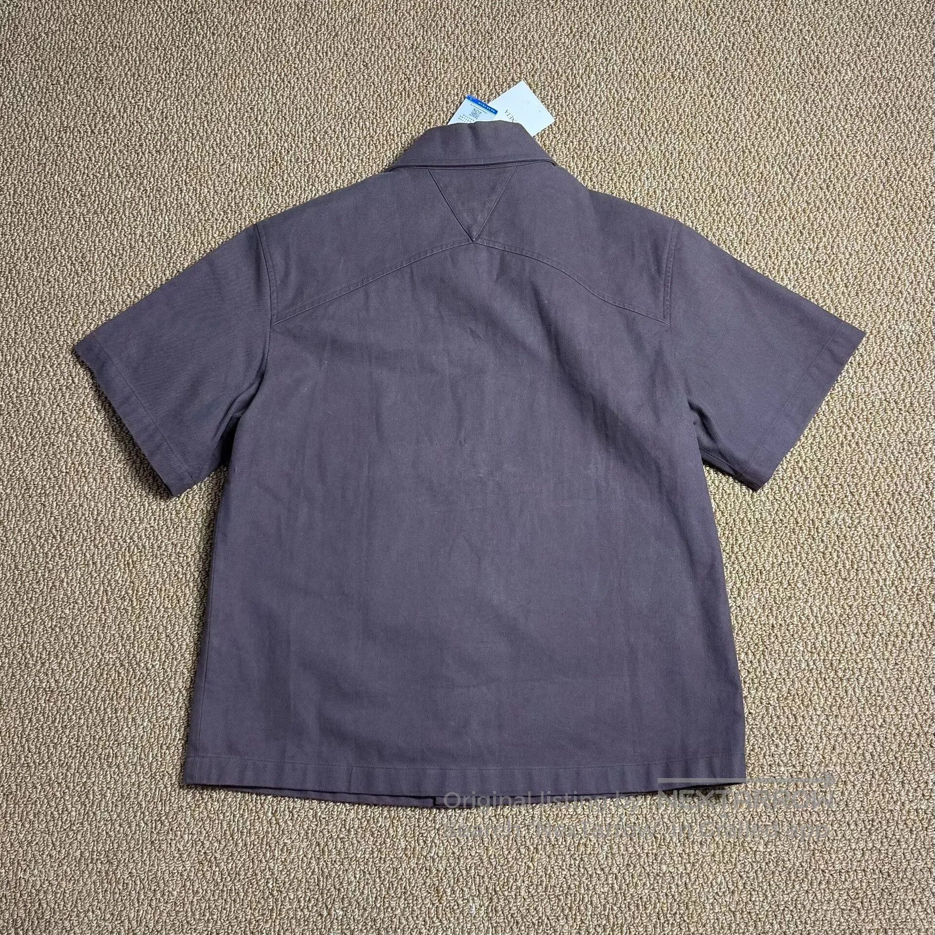 Bottega Veneta Bottega Veneta Men's Workwear Lumberjack Short-Sleeve Shirt Size US M / EU 48-50 / 2 - 2 Thumbnail