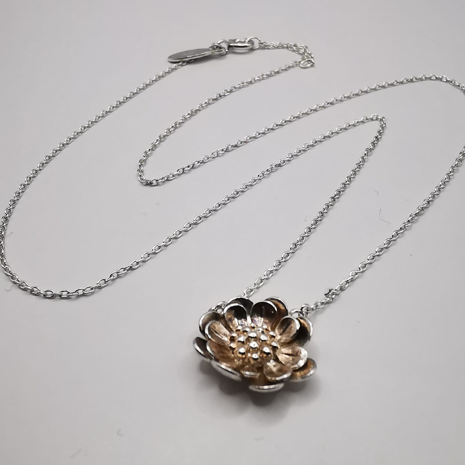 Sterling Silver Vintage Jewelry Chain,Pendant, 925 Sterling Silver 3,65g Size ONE SIZE - 2 Thumbnail