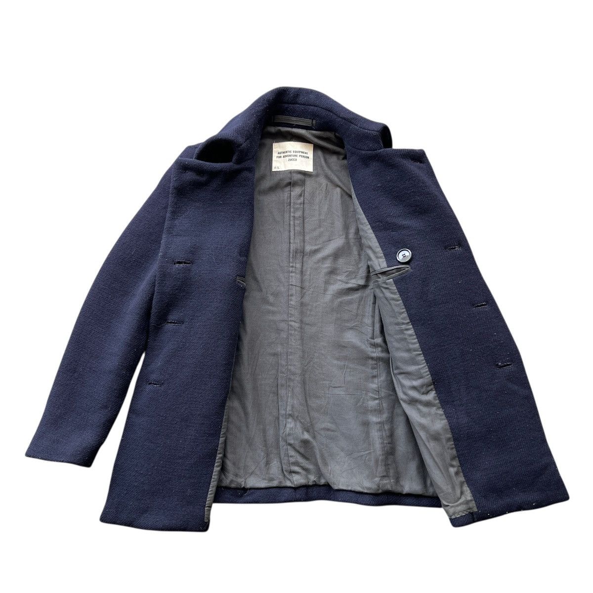 Zucca Zucca Issey Miyake wool Peacoat Made in Japan Size US S / EU 44-46 / 1 - 9 Thumbnail