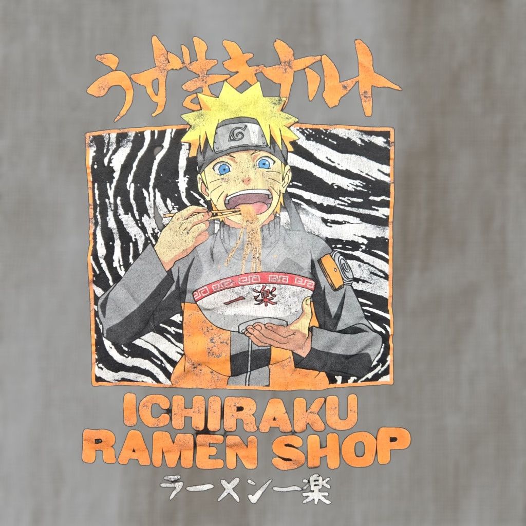 Vintage Viz Media Naruto Ichiraku Ramen Shop Shirt Adult 3XL Black Anime Tee Size US XXL / EU 58 / 5 - 1 Thumbnail