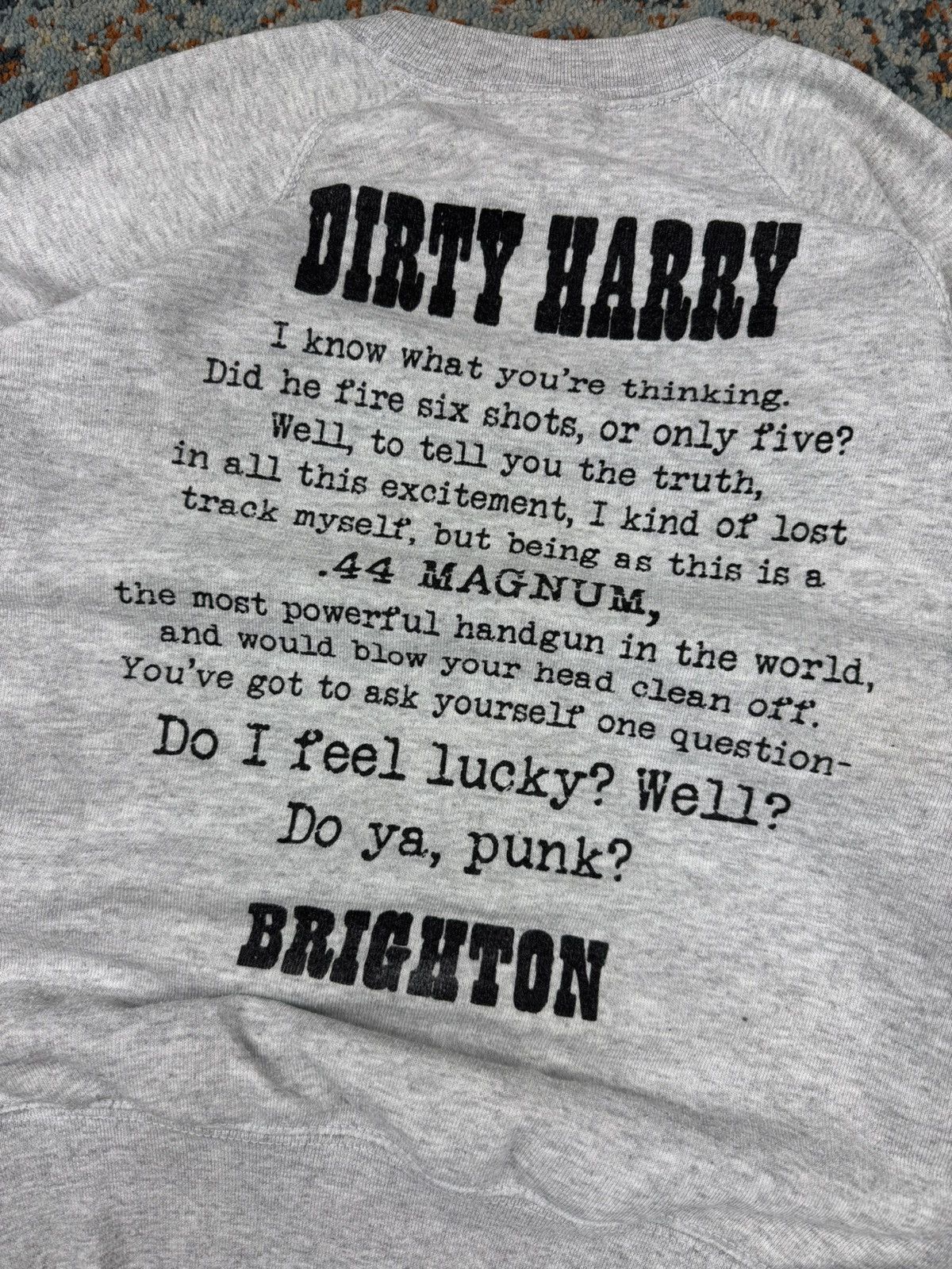 Vintage Vintage 00s Dirty Harry movie promo graphic sweatshirt Size US S / EU 44-46 / 1 - 5 Thumbnail