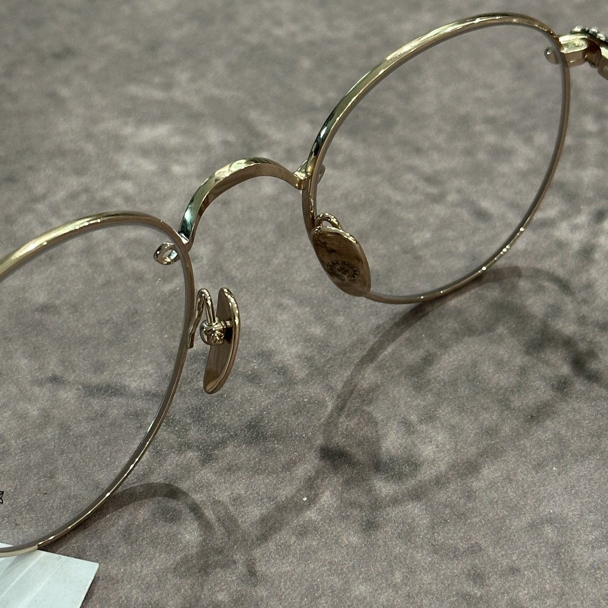 Chrome Hearts CHROME HEARTS BUBBA - A GOLD PLATED EYEGLASSES Size ONE SIZE - 6 Thumbnail