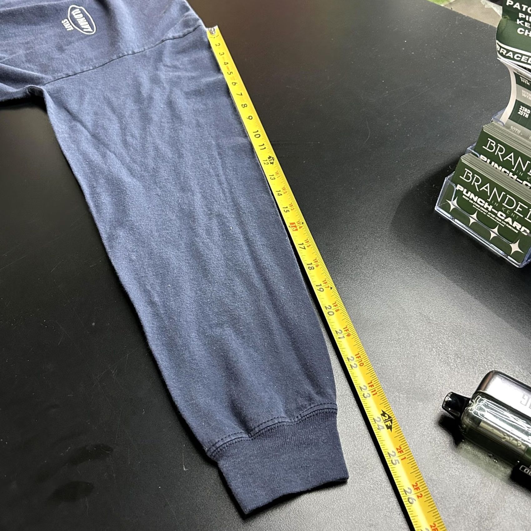Old Navy Old Navy Mens T-Shirt Staff Logo Long Sleeve Navy Blue Cotton Crew Neck T-Shirt Medium Size US M / EU 48-50 / 2 - 7 Thumbnail