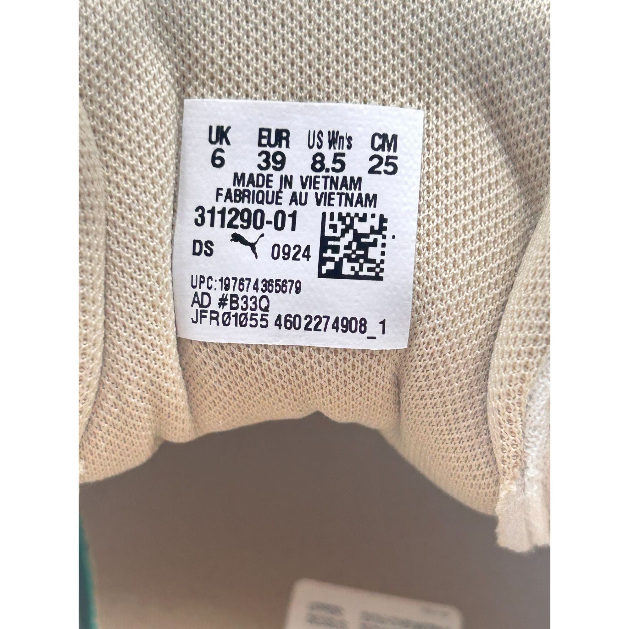 Puma Puma Sophia Evo Sneaker Women US 8.5 Cream Running Walking A Size US 8.5 / IT 38.5 - 7 Thumbnail