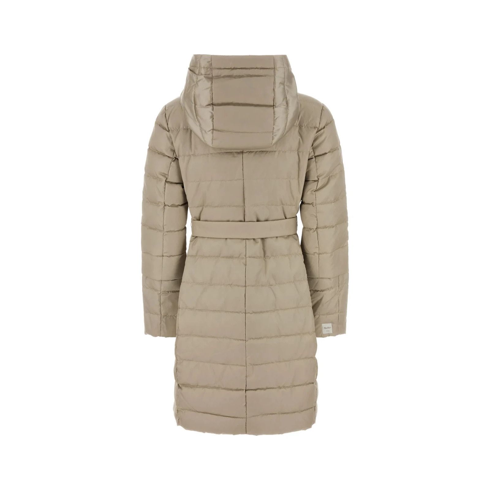 Max Mara MAX MARA Novef Sand Nylon Blend Down Jacket New & Authentic Size L / US 10 / IT 46 - 2 Thumbnail