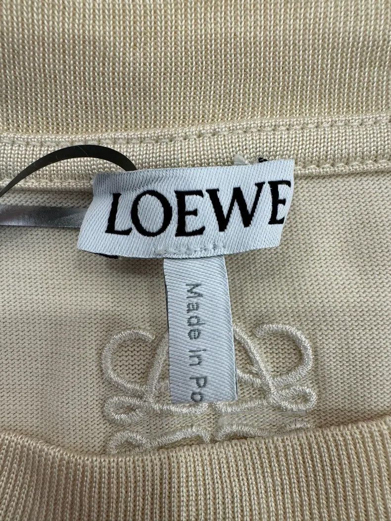 Loewe Loewe Women's blue jeans with leather logo and double pock Size S / US 4 / IT 40 - 6 Thumbnail