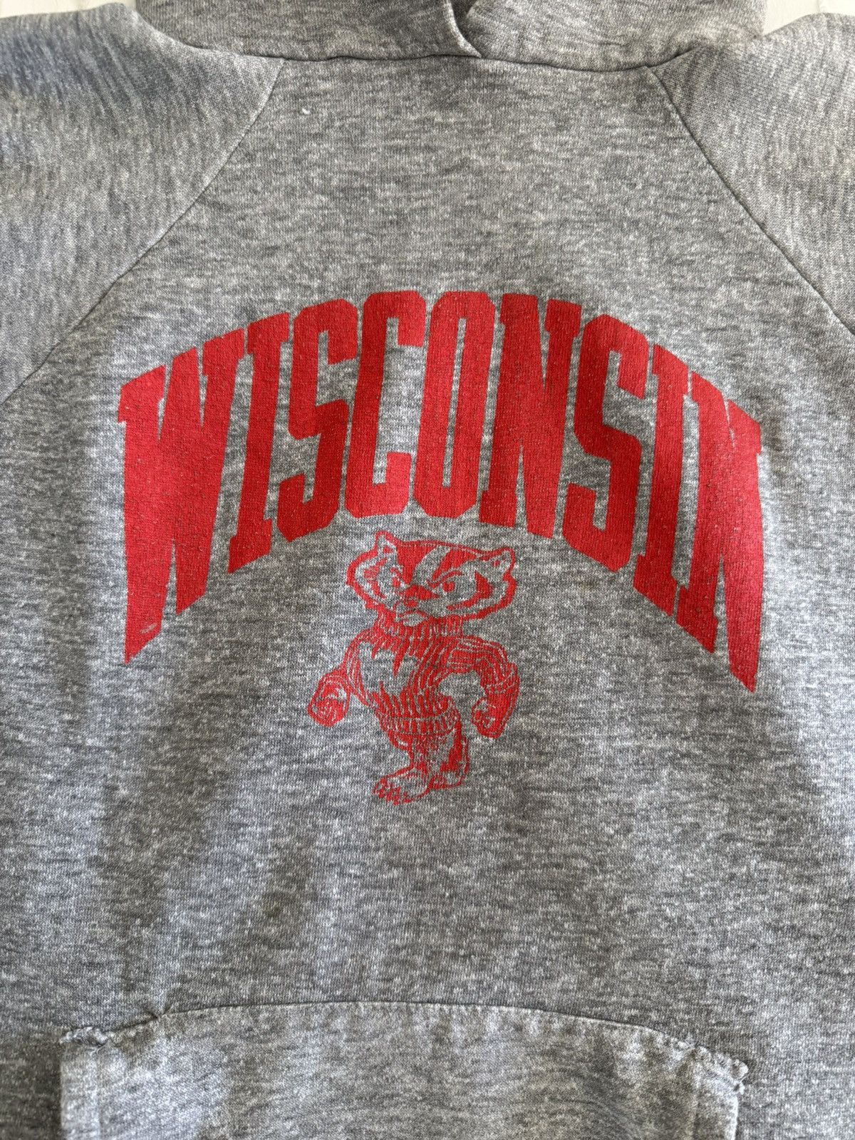 Vintage Wisconsin 80s vintage Hoodie Size US M / EU 48-50 / 2 - 3 Thumbnail