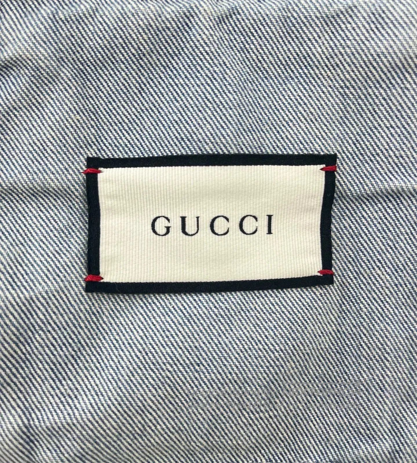 Gucci Gucci Blue Nautical Logo Denim Jacket. Size US S / EU 44-46 / 1 - 4 Thumbnail