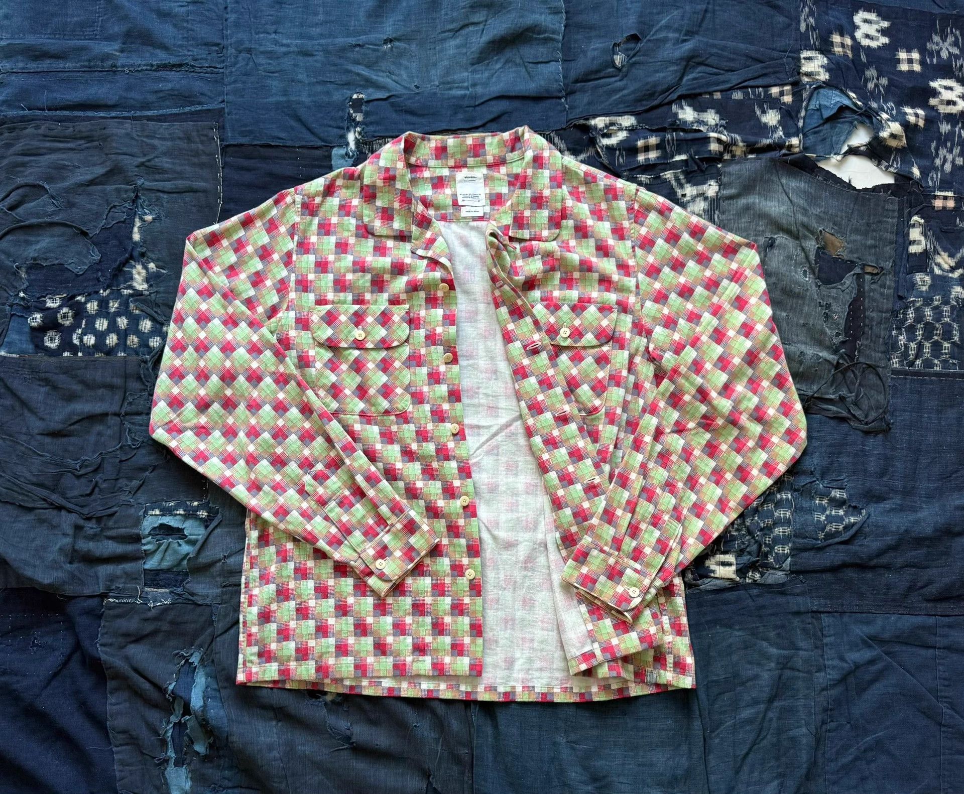 Visvim VISVIM 23SS BOOMER KHADI L/S Plaid Shirt Orange M Size US M / EU 48-50 / 2 - 2 Thumbnail