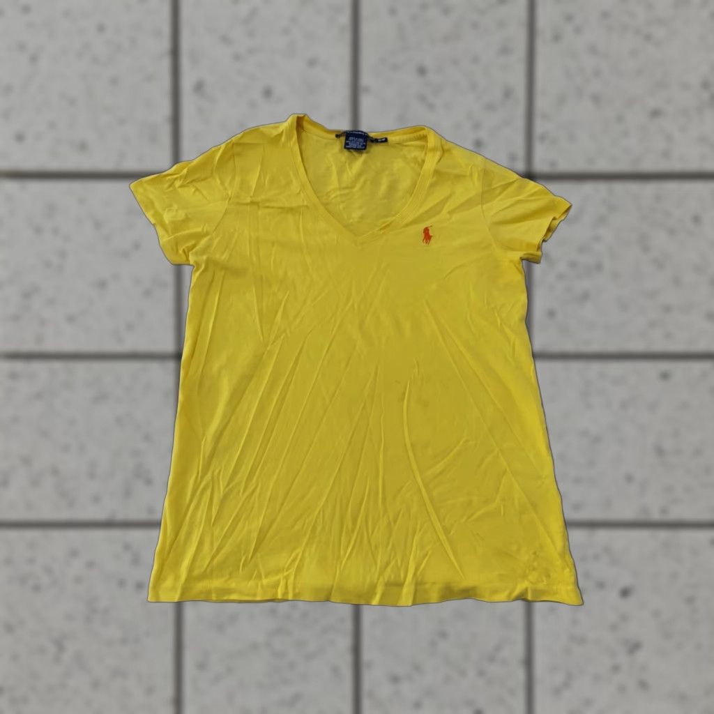 Polo Ralph Lauren Polo Ralph Lauren Shirt Womens M Medium Gray Cotton T-Shirt Size M / US 6-8 / IT 42-44 - 1 Thumbnail