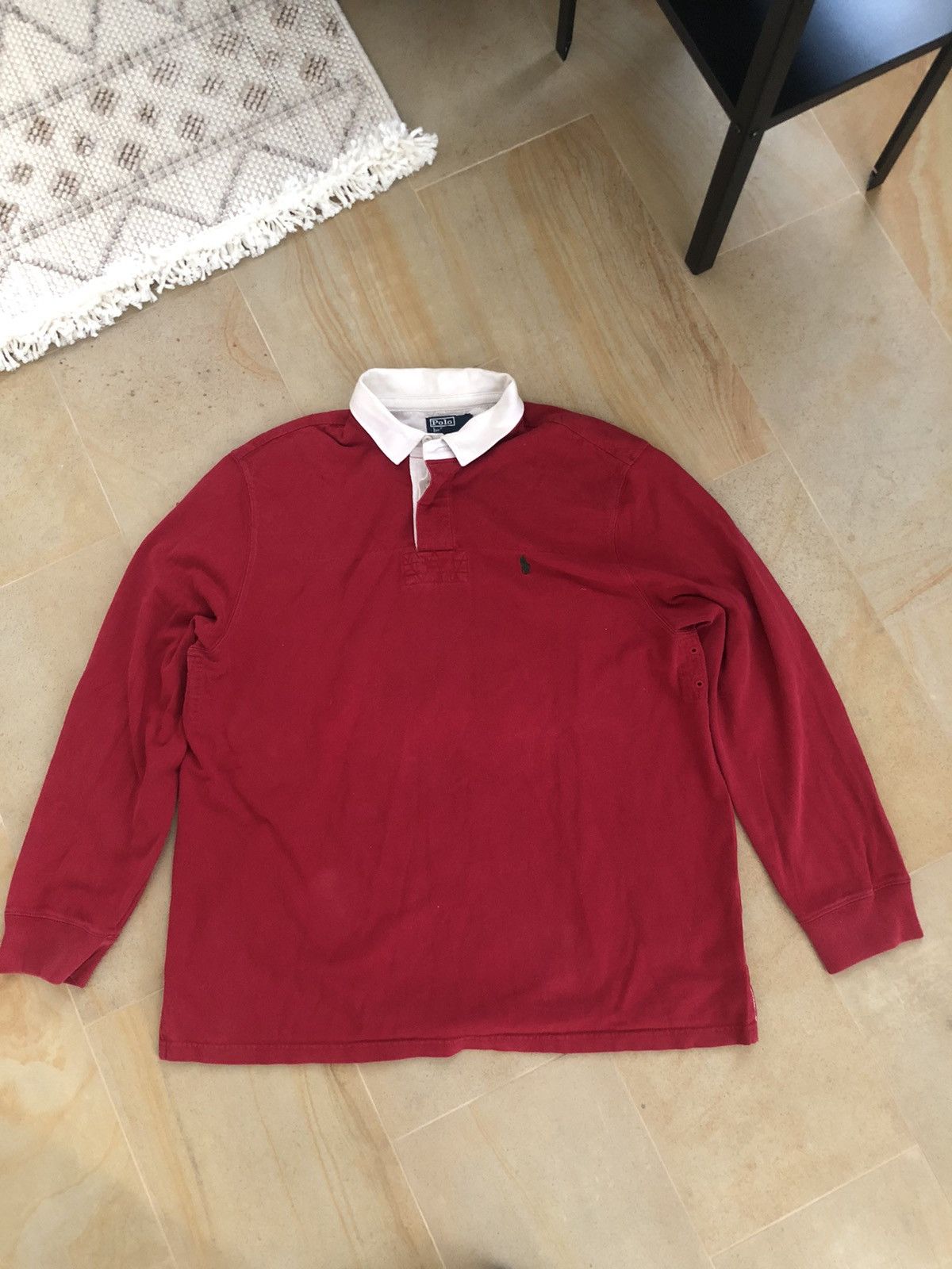 Polo Ralph Lauren × Vintage POLO RALPH LAUREN VINTAGE RUGBY SHIRT Size US XXL / EU 58 / 5 - 1 Thumbnail