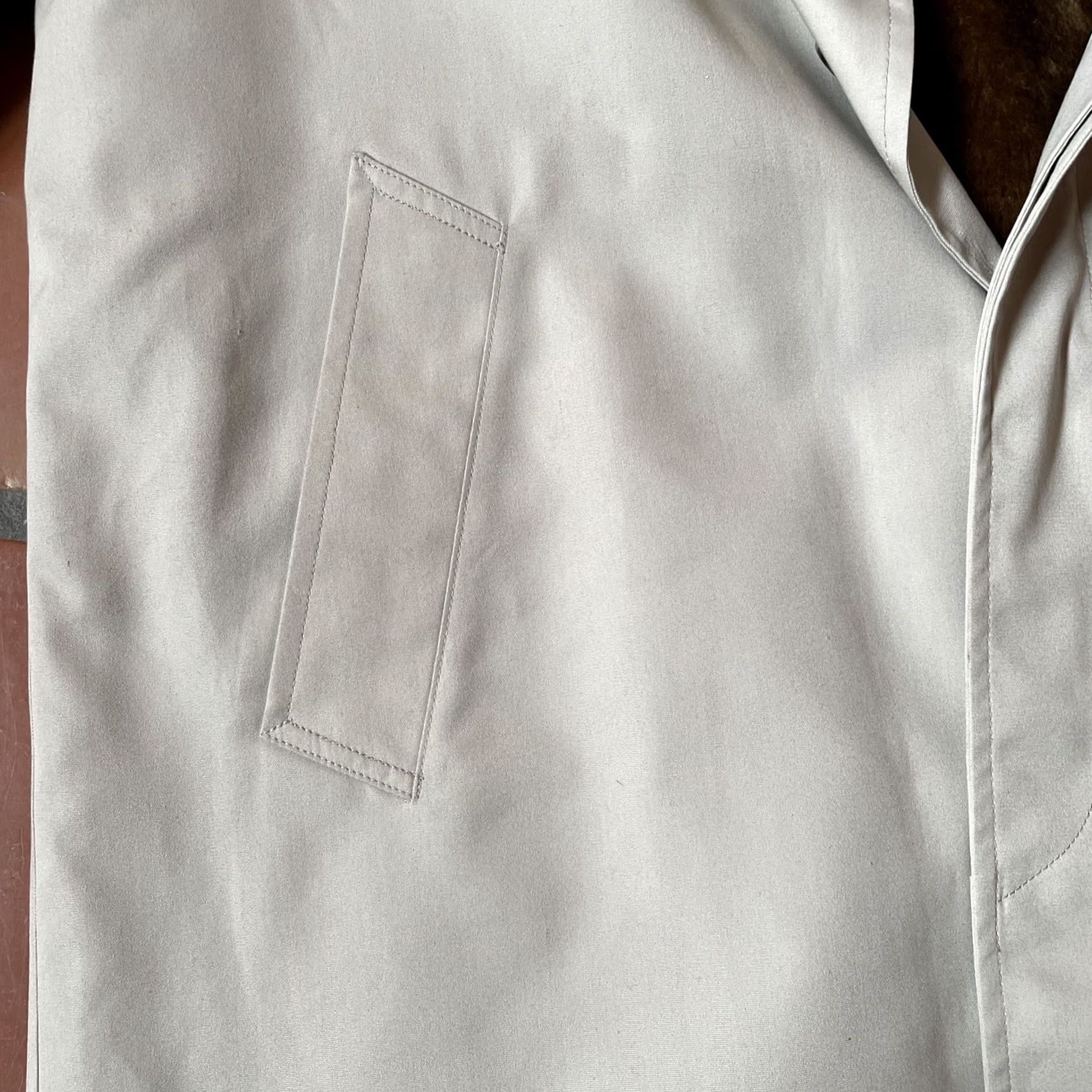 London Fog VINTAGE London Fog Trench Coat Beige 1970s 42 Long With Zip Removable Lining EUC Beige Trench Coat/Mac Mens Womens? Size US XS / EU 42 / 0 - 6 Thumbnail