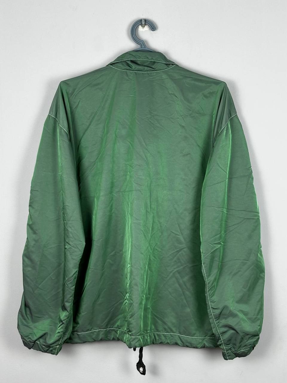 JET SET Vintage JET SET Nylon Metal Ski Green Anorak Light Jacket Size US XL / EU 56 / 4 - 13 Thumbnail