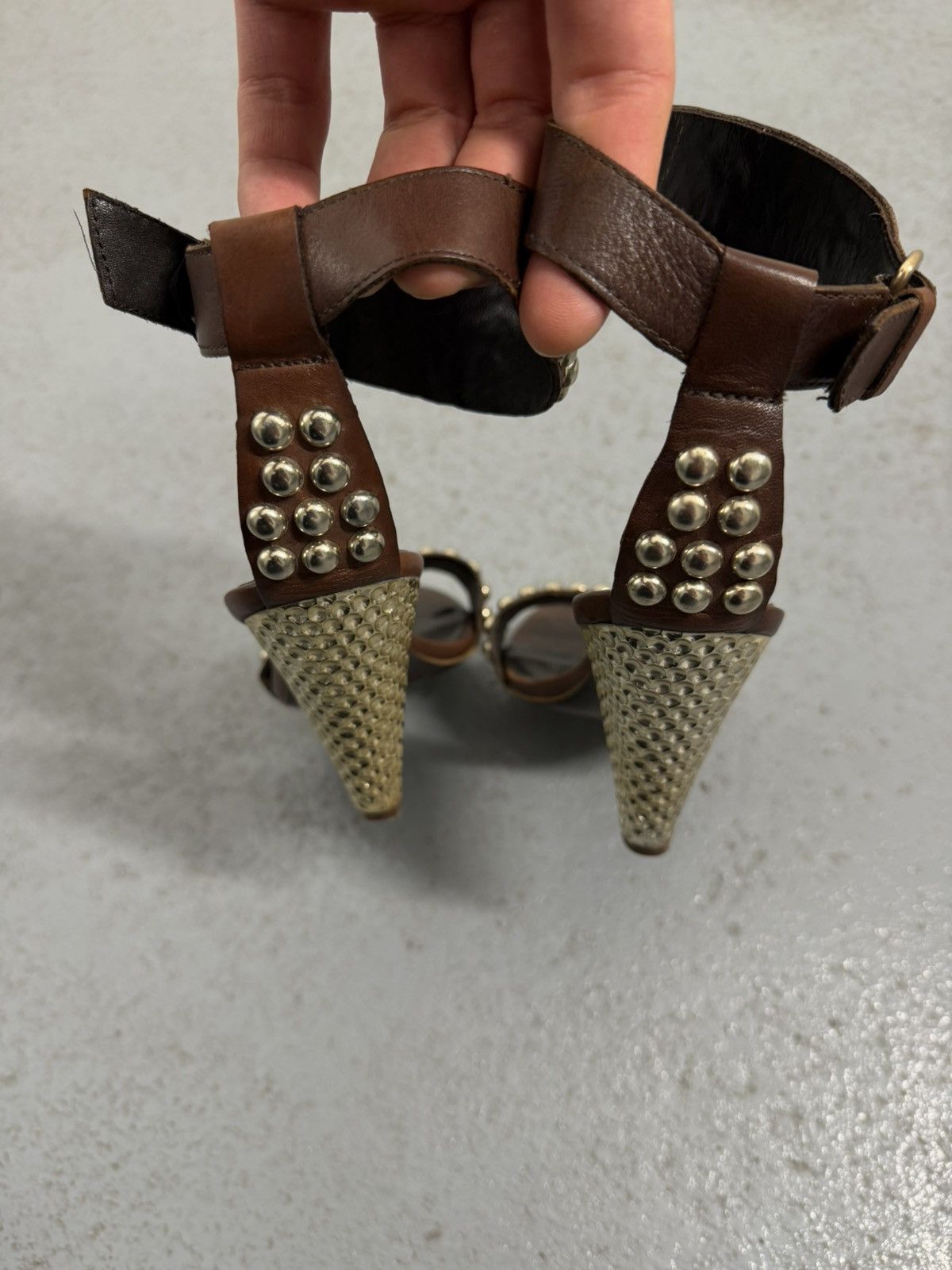 ASH Ash Studded Heel Boots Size US 8 / IT 38 - 7 Thumbnail