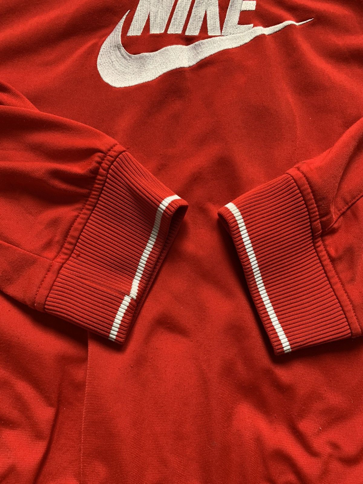 Nike Vintage Nike Baggy Zip Hoodie Spell Out Swoosh Y2K USA Drill Size US L / EU 52-54 / 3 - 6 Thumbnail