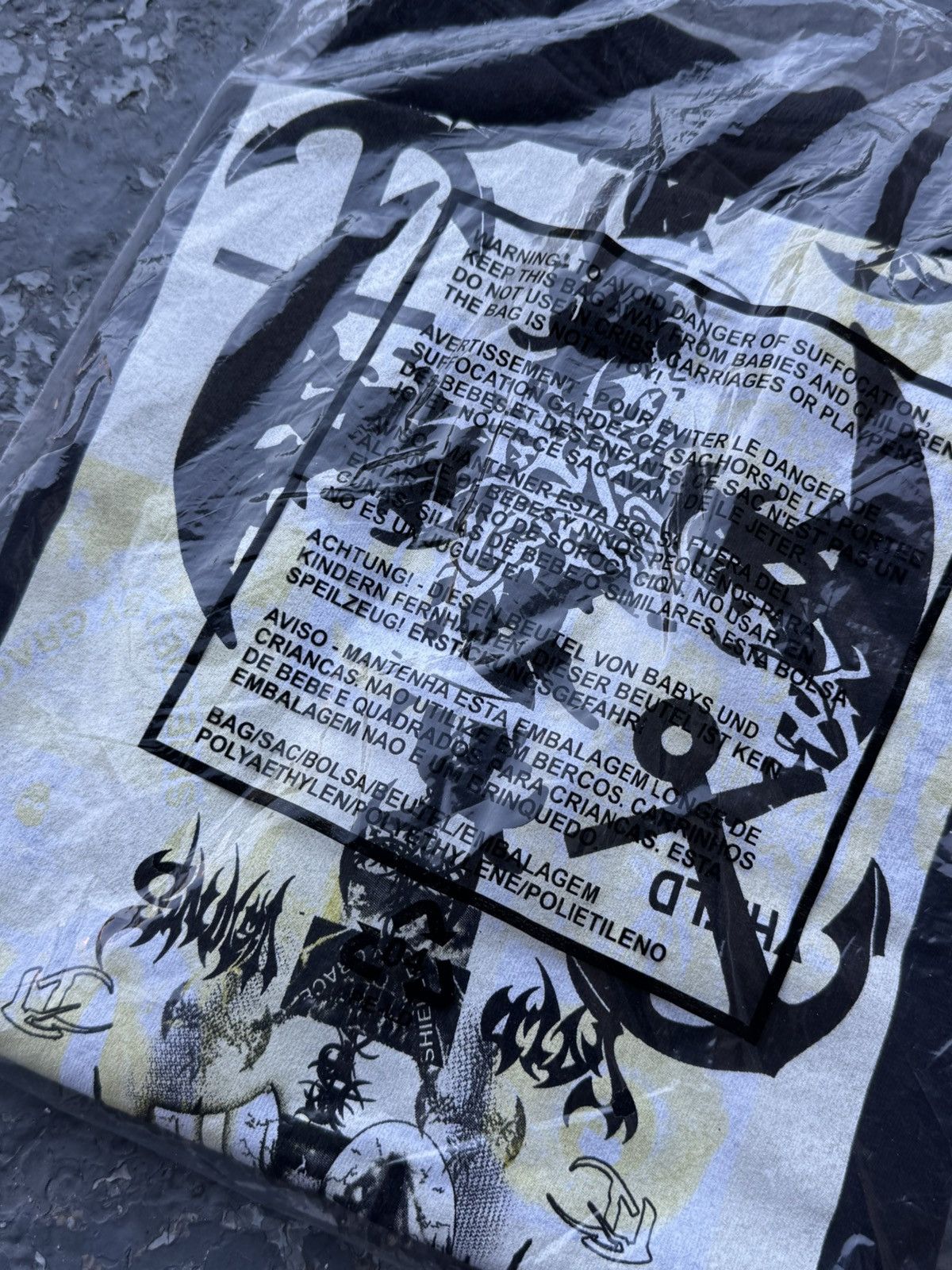 Drain Gang CV ANCHOR BLACK T-SHIRT UNOPENED Size US L / EU 52-54 / 3 - 5 Thumbnail