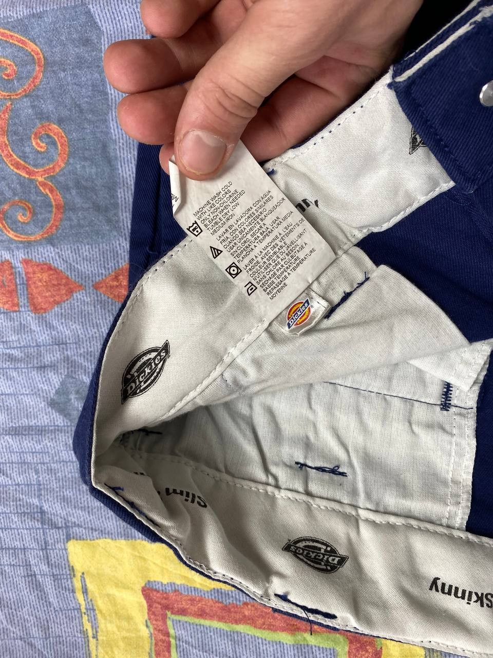 Dickies Crazy vintage y2k dickies baggy faded jeans Size US 34 / EU 50 - 13 Thumbnail