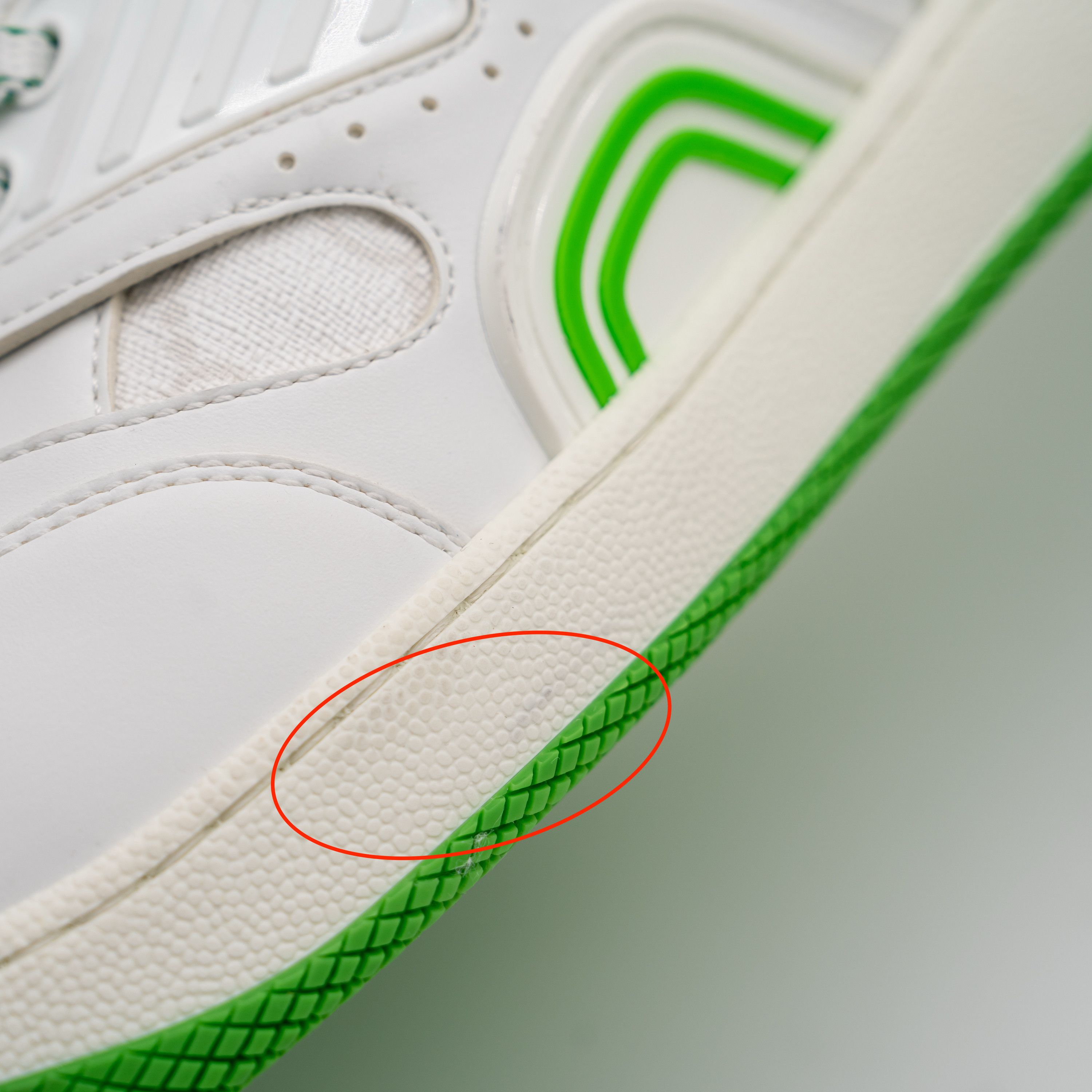 Gucci 14G 14.5 US Gucci Basket Low White Green Sneakers GG Size US 14 / EU 47 - 11 Thumbnail