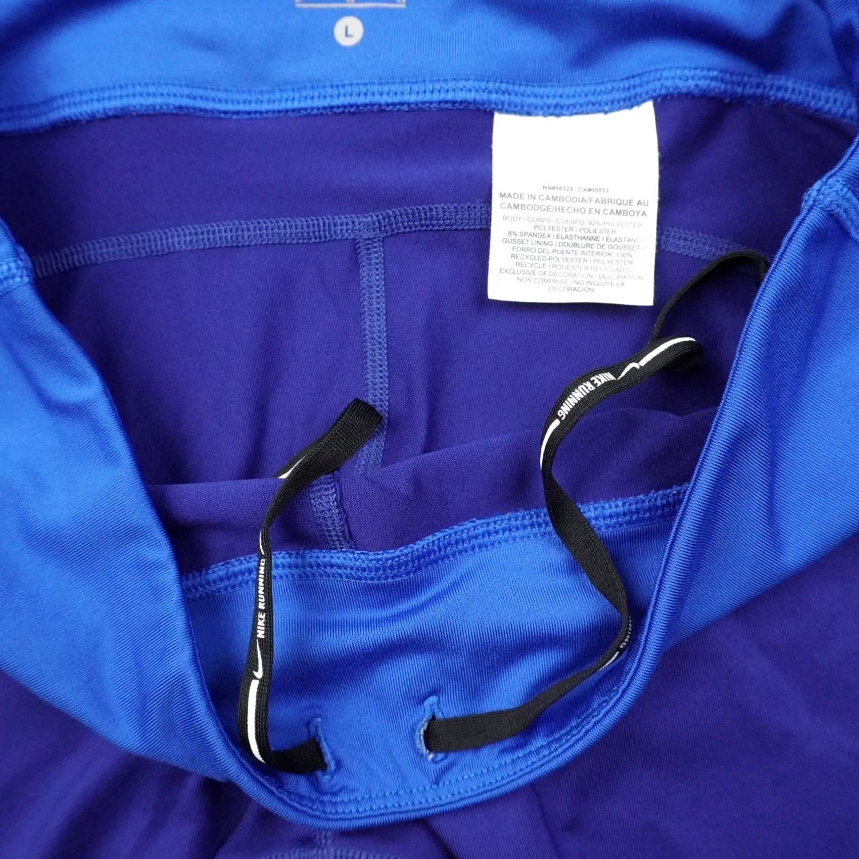 Nike Nike Women's Blue Dri Fit Legging Capri L Medium Athletic Casual Pants Sports Size 36" / US 14 / IT 50 - 4 Thumbnail