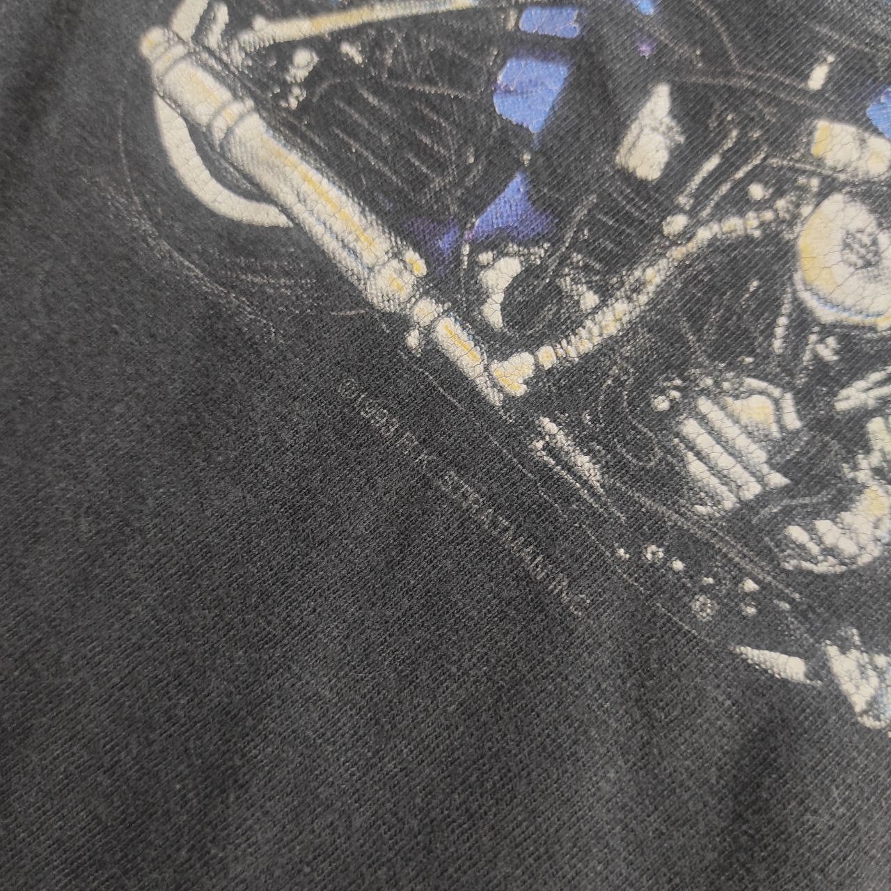Hanes Rare vintage 93' Harley Davidson T-shirt Made in USA Size US XL / EU 56 / 4 - 7 Thumbnail