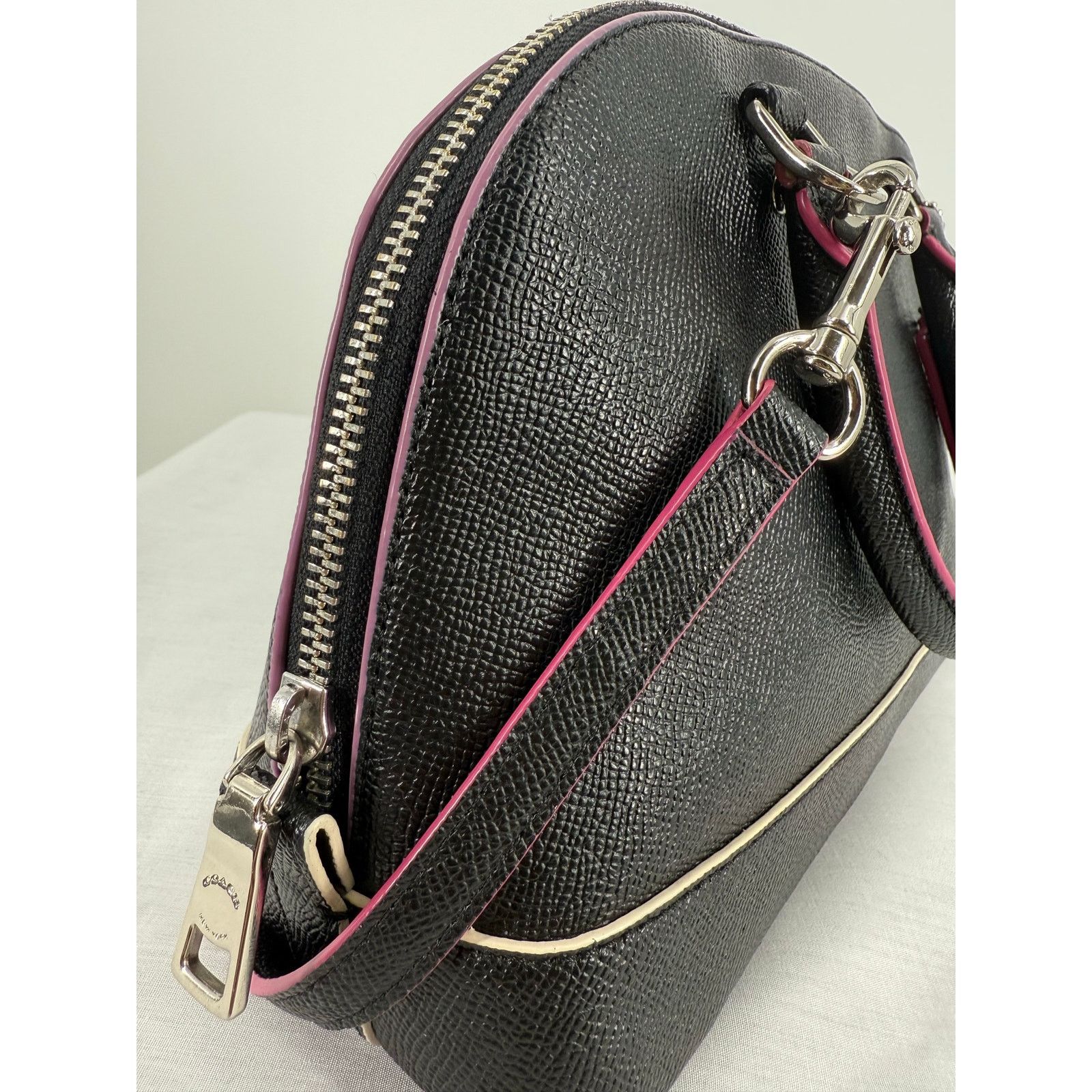 Coach Coach Mini Sierra Satchel F13310 Black Multi Edgepaint Size ONE SIZE - 10 Thumbnail
