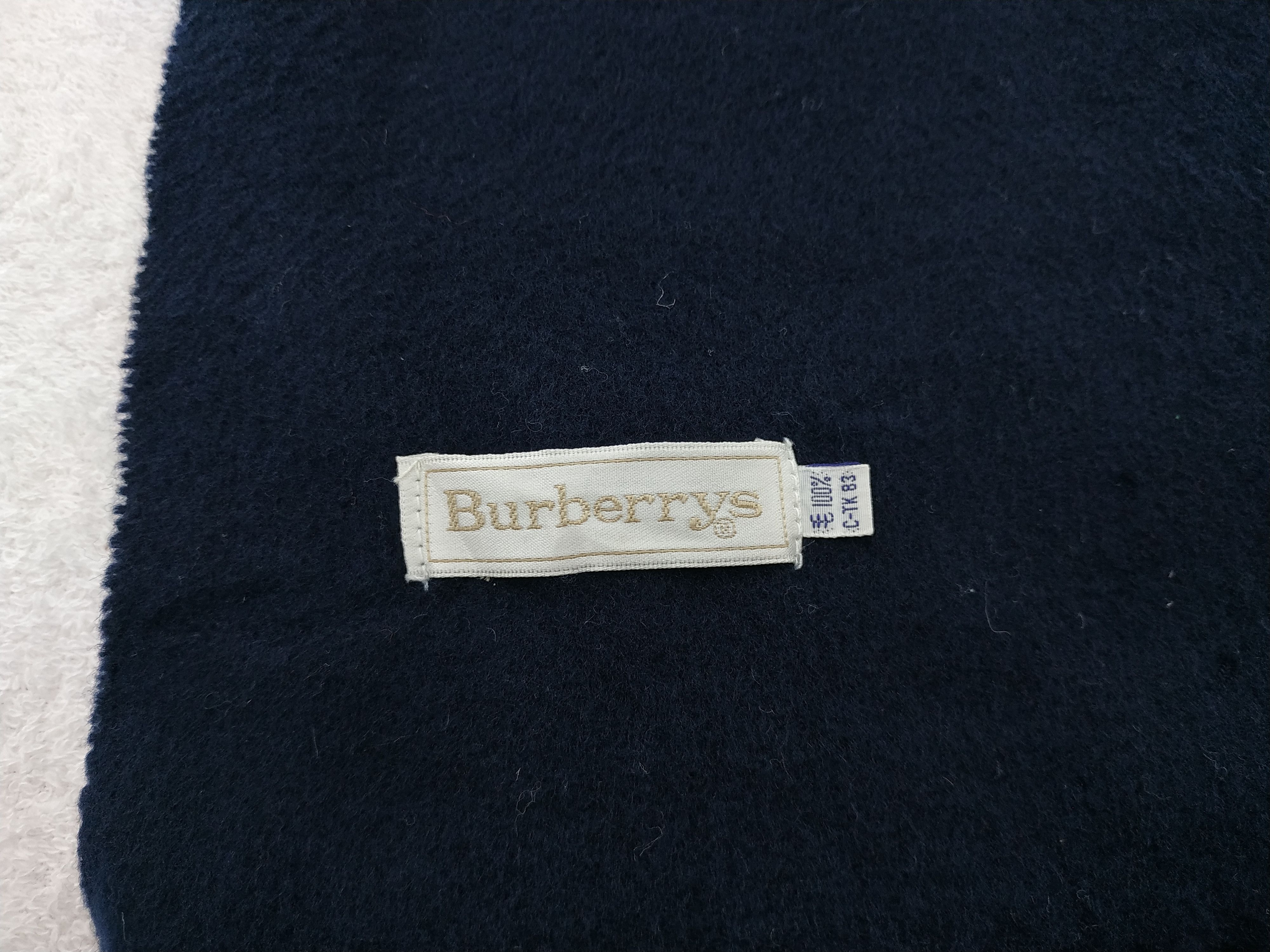 Burberry Vintage Burberry Wool Scarf/Muffler/Neckwear MF013 Size ONE SIZE - 6 Thumbnail