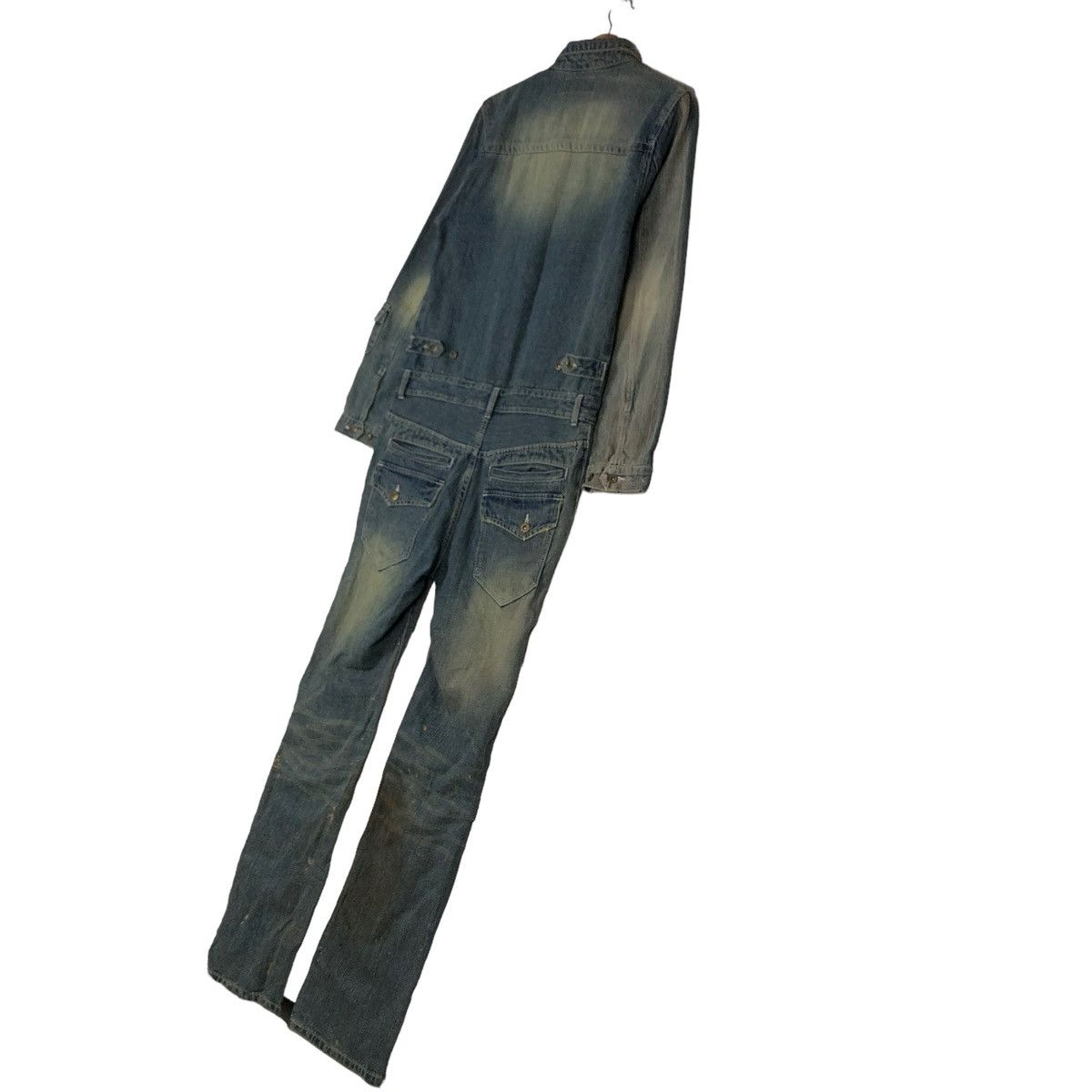 Blue Blue Japan 🔥VINTAGE DENIM WORK COVERALL BLUE BLUE JAPAN SISOKO Size US 34 / EU 50 - 9 Thumbnail