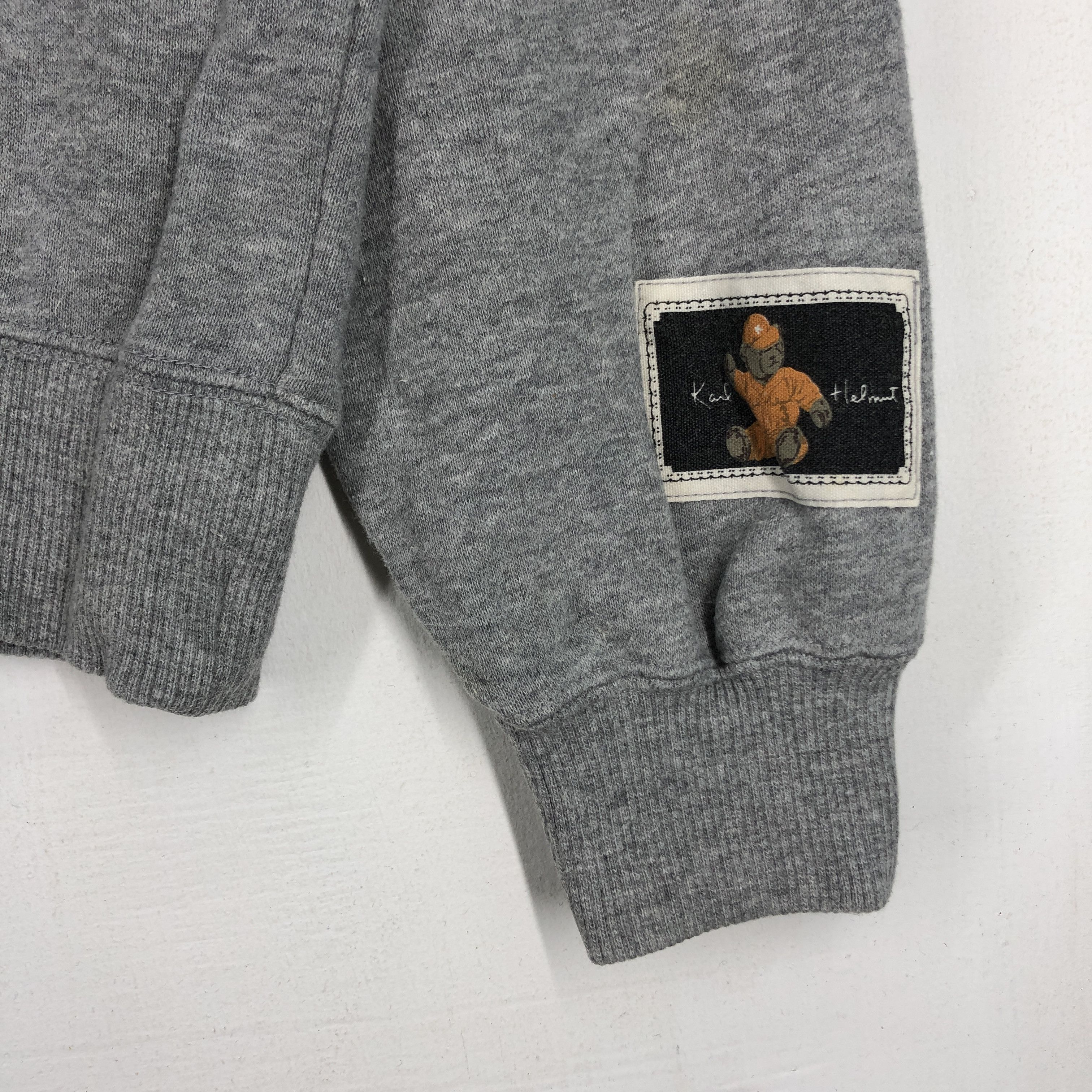Karl Helmut KARL HELMUT SPORTS Patch Logo Crew Neck Sweatshirt #2589-92 Size US L / EU 52-54 / 3 - 10 Thumbnail