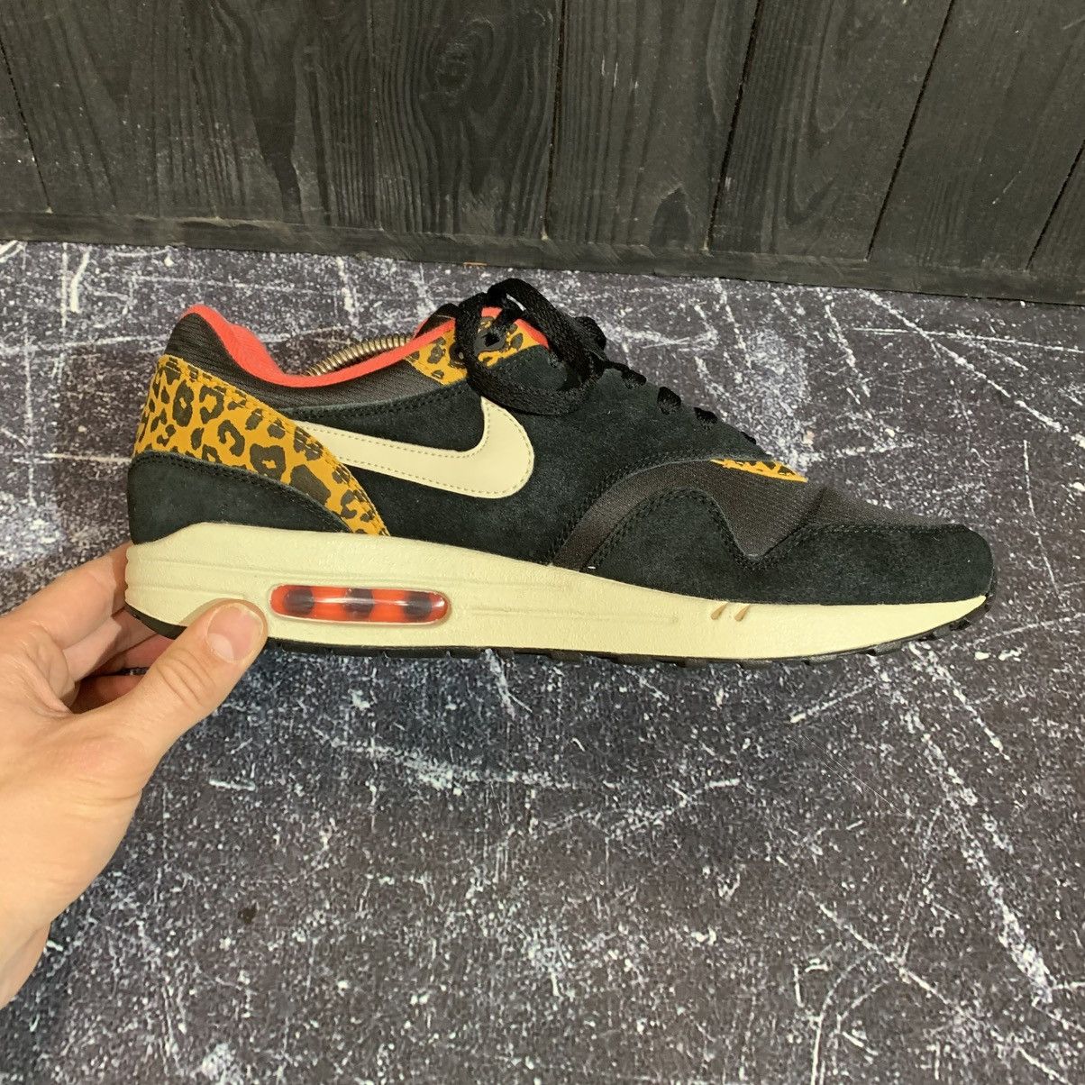 Nike Nike Air Max 2012 Black Leopard Safari Size 44.5 EU 28.5 cm Size US 10.5 / EU 43-44 - 7 Thumbnail