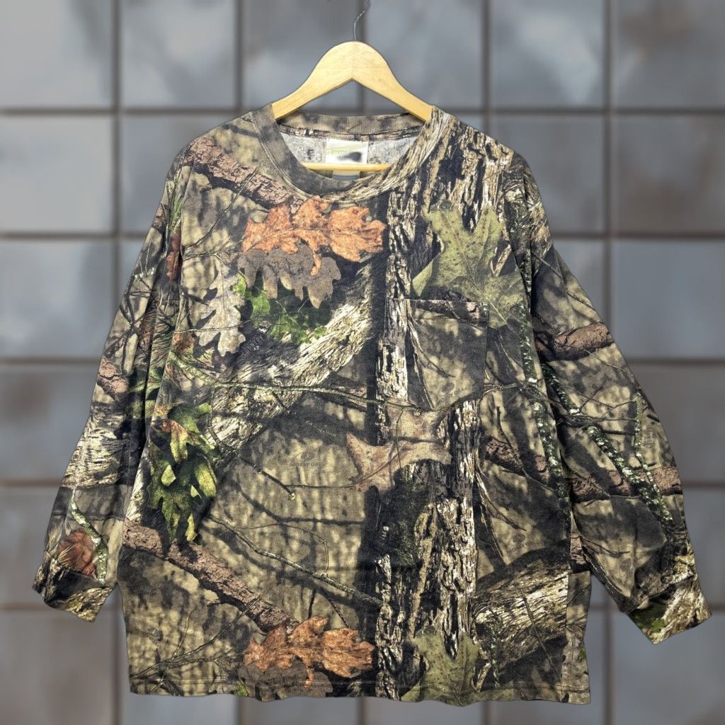 Realtree VINTAGE Realtree Camouflage Long Sleeve Shirt 2XL Men Green T-Shirt Size US XXL / EU 58 / 5 - 1 Thumbnail